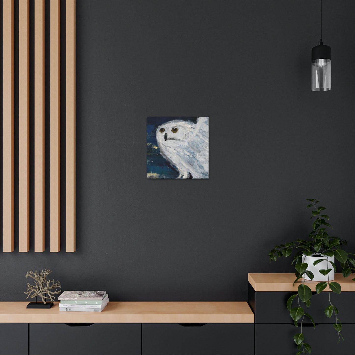 Snowy Owl Majesty - Canvas