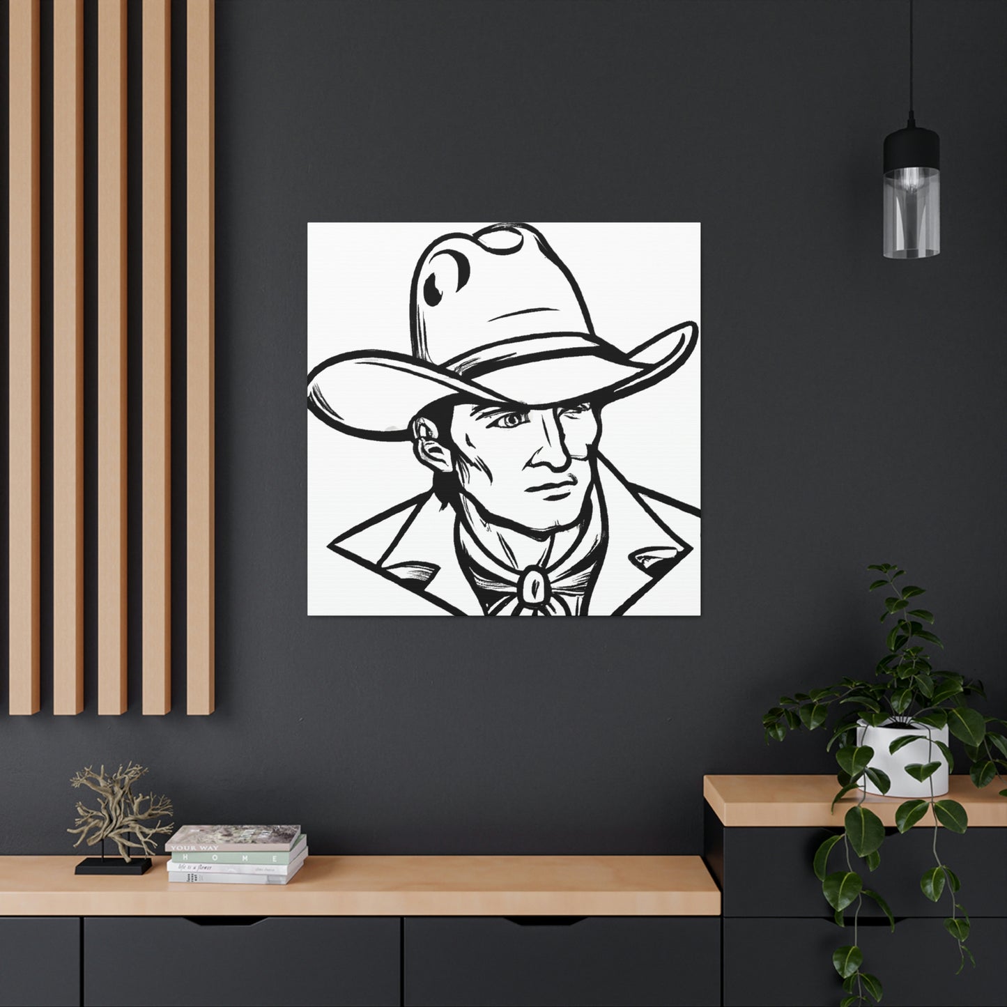 Cowboy Hat Neoclassicism - Canvas