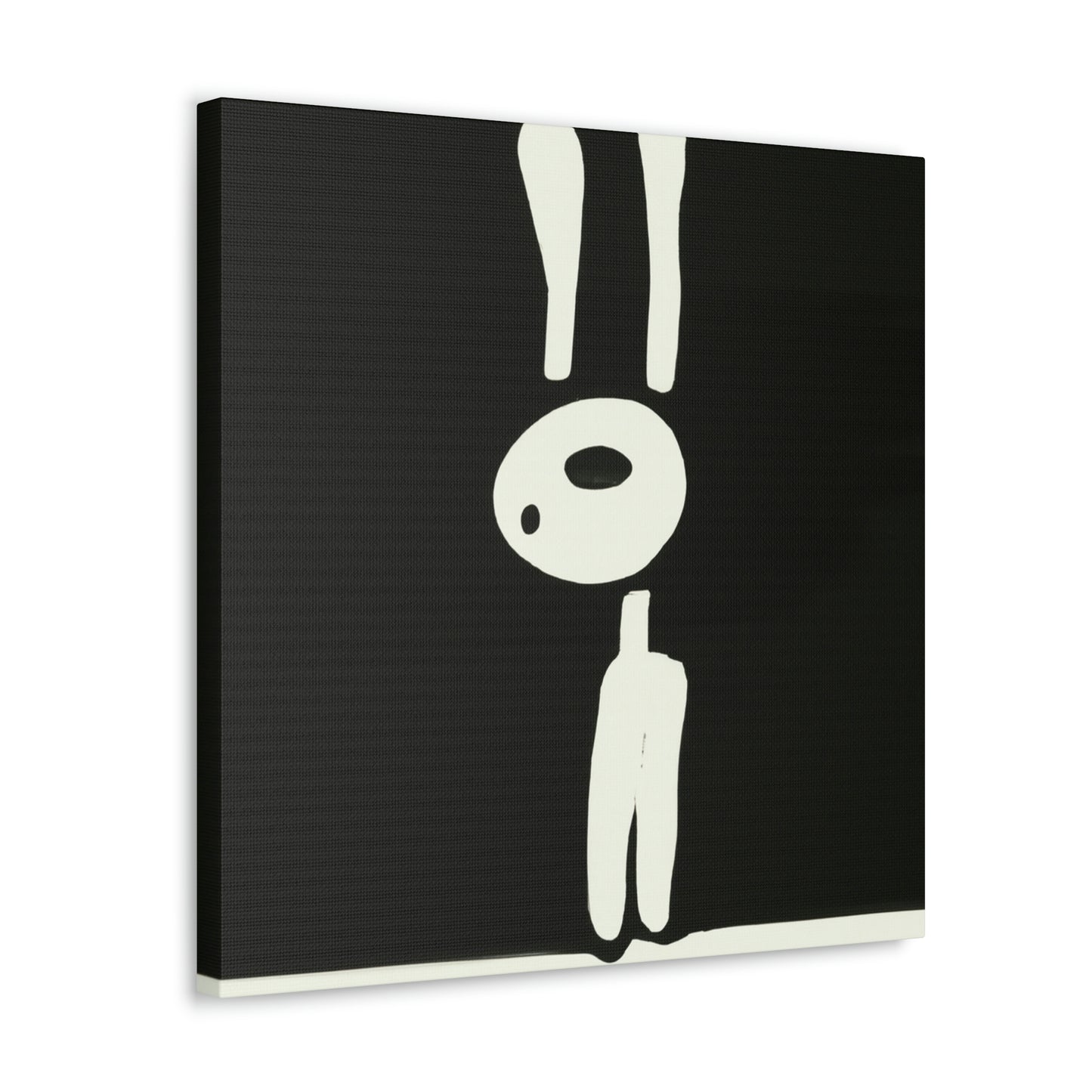 "Rabbit's Minimalist Dream" - Canvas