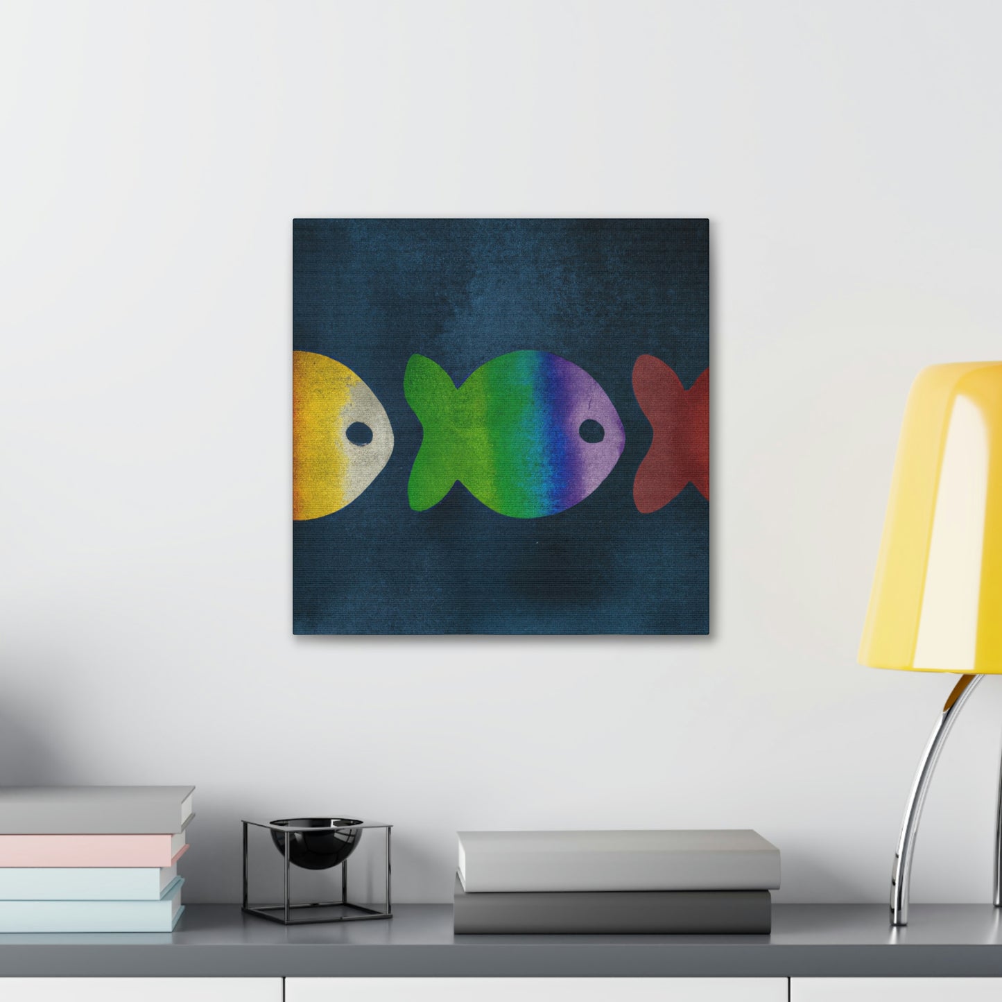 Rainbow Fish Dreaming - Canvas