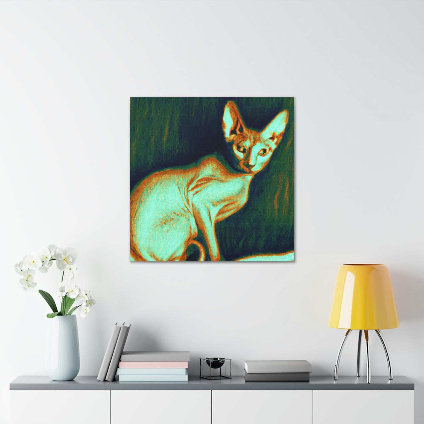 Sphynx in Expressionism - Canvas