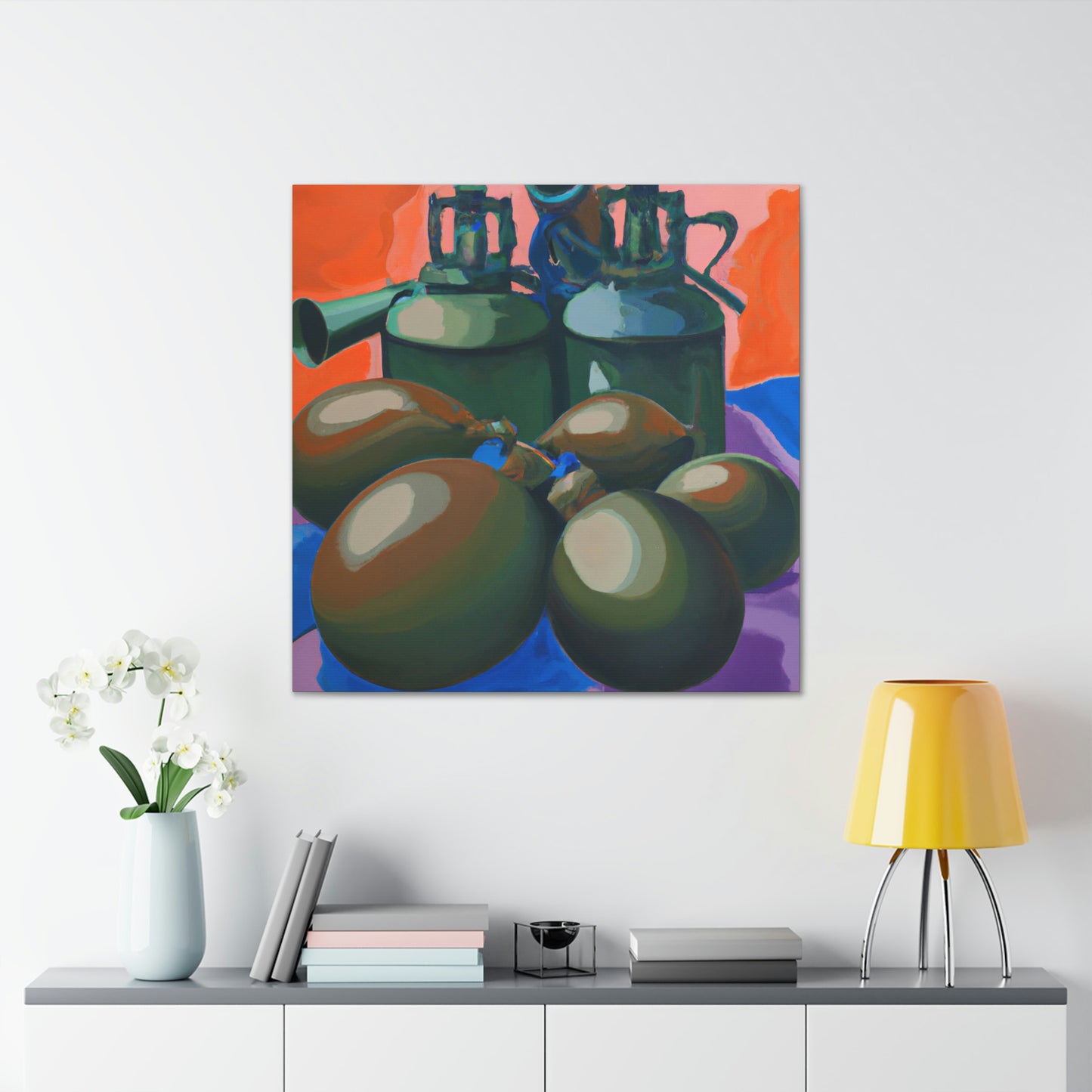 Grenades in Fauvism - Canvas