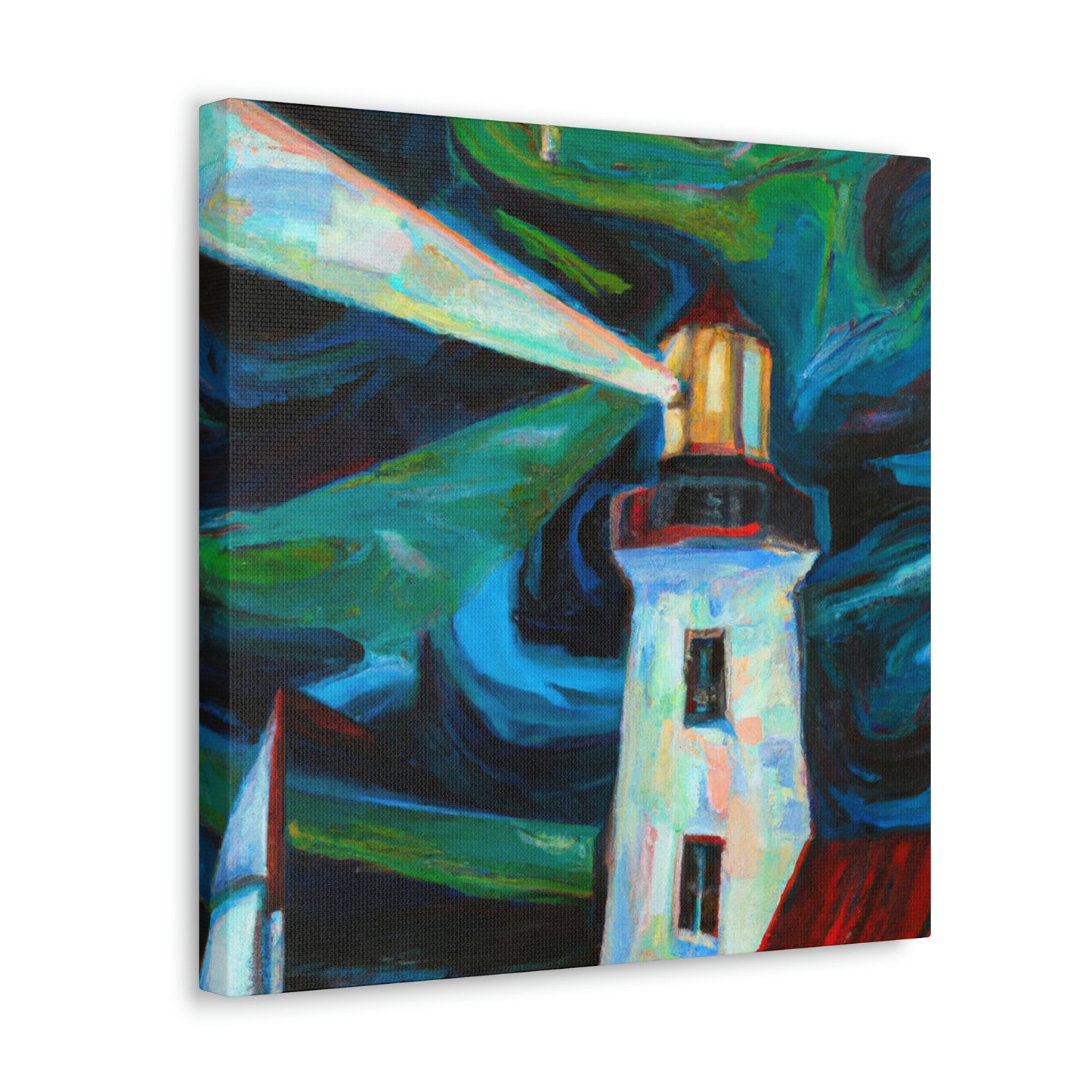 "Lighthouse on the Shore" - Canvas