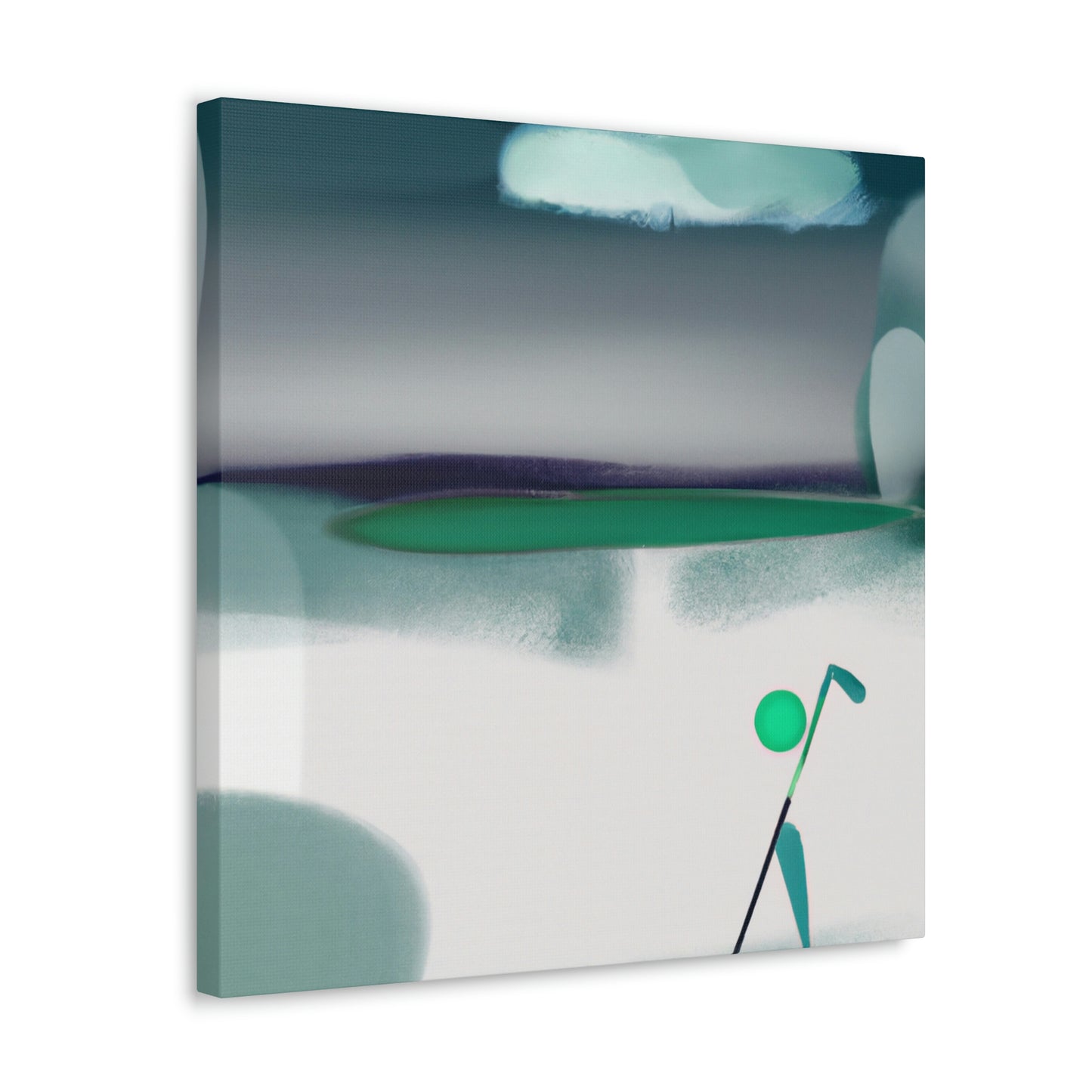 Golf in Abstract Form - Canvas