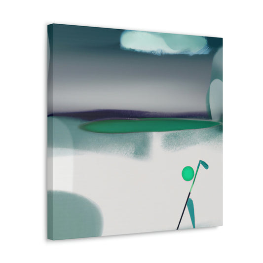 Golf in Abstract Form - Canvas