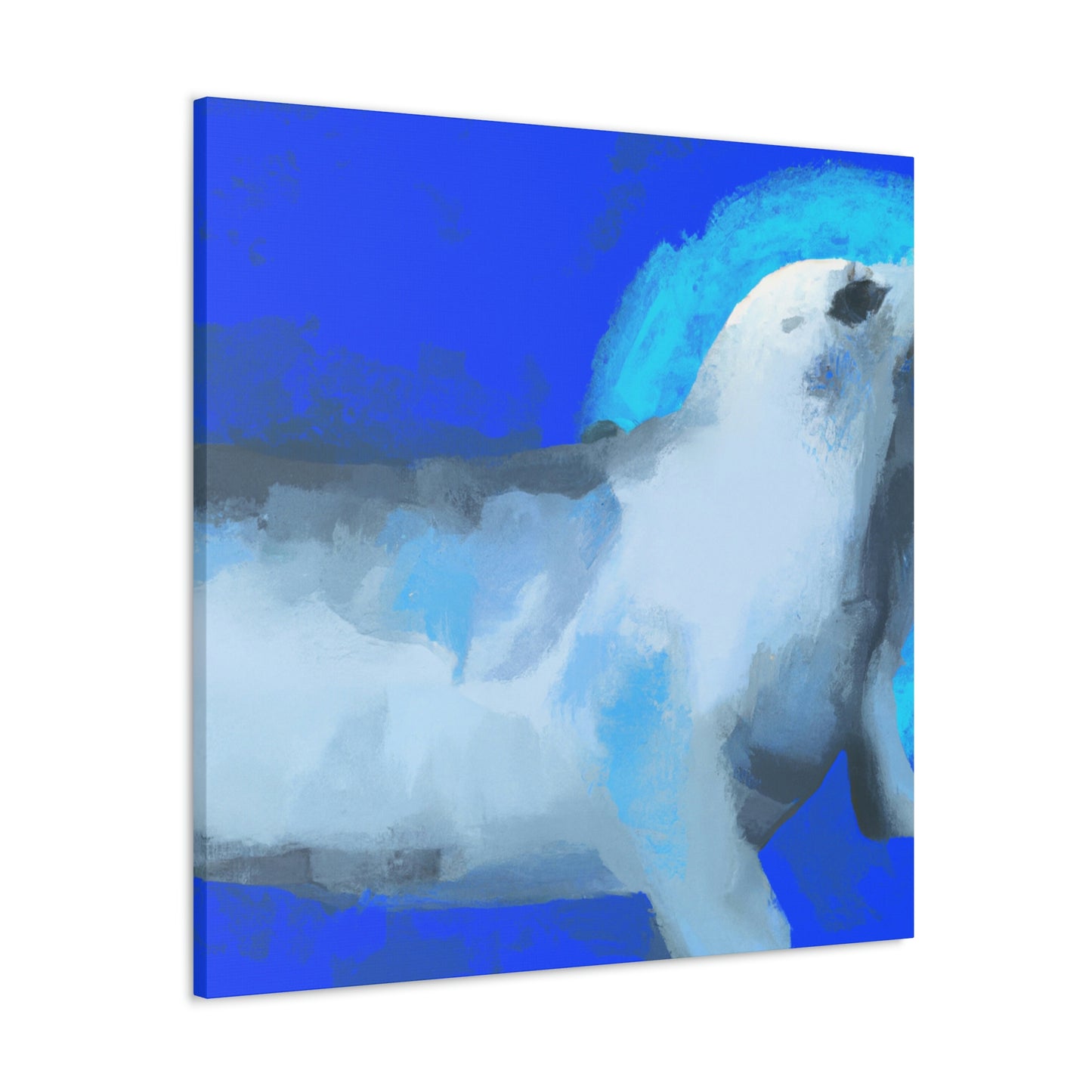 "Harp Seal in Expressionism" - Canvas