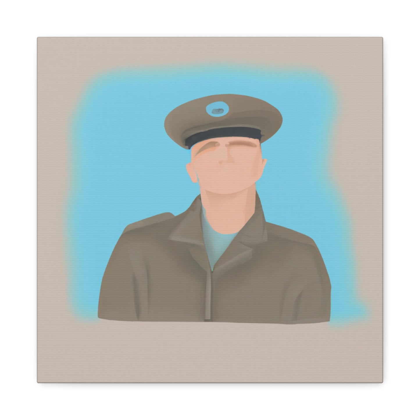 Pilot in Profilescape - Canvas