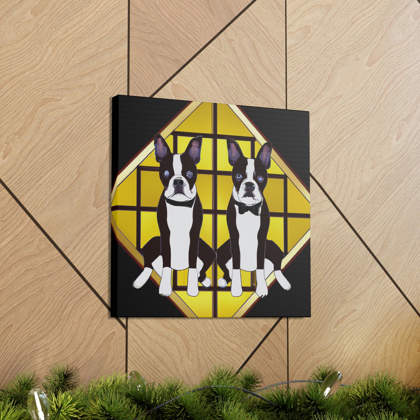 Dazzling Deco Doggie - Canvas