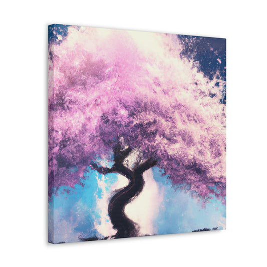 "Cherry Blossom Wonderment" - Canvas