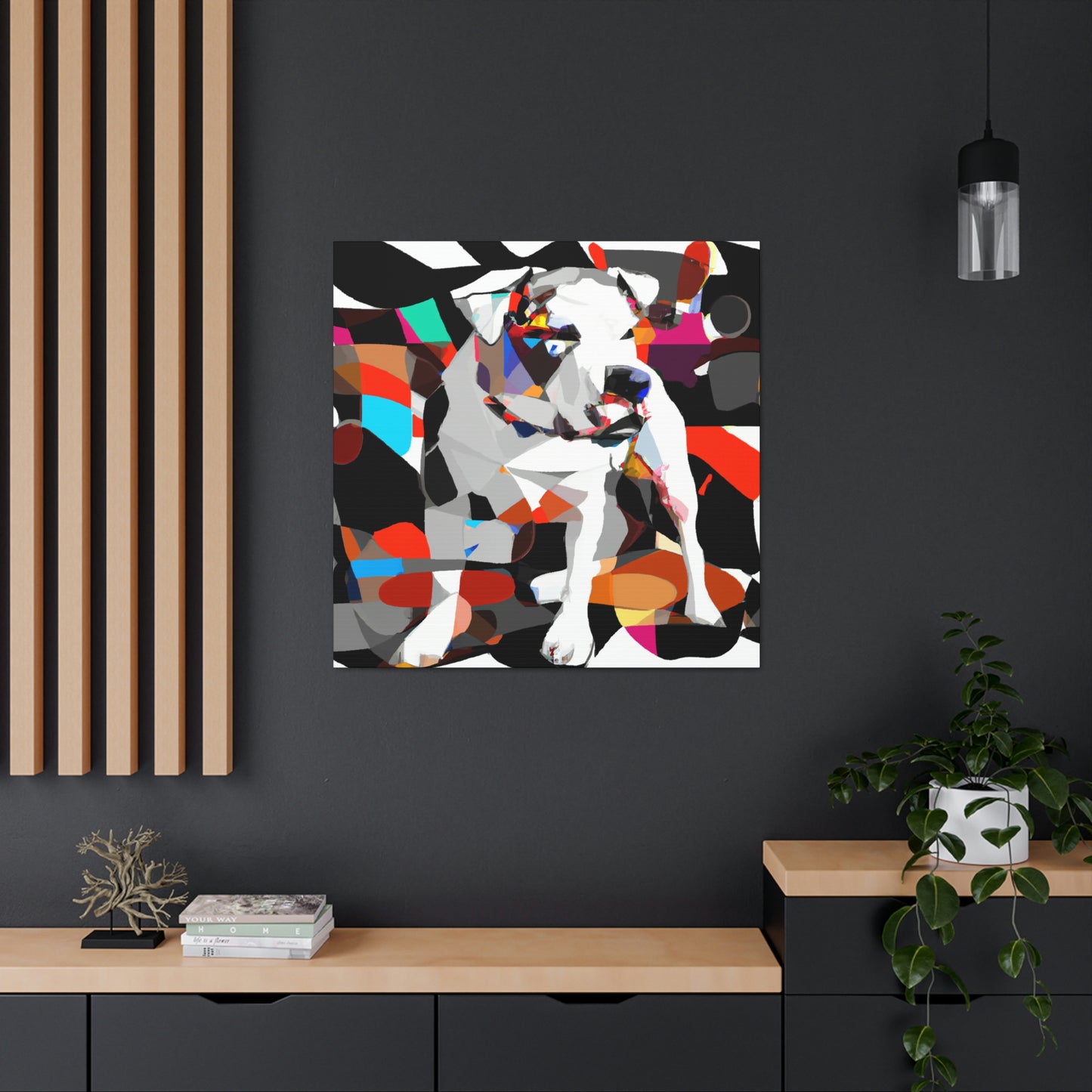 "American Bulldog Iconography" - Canvas