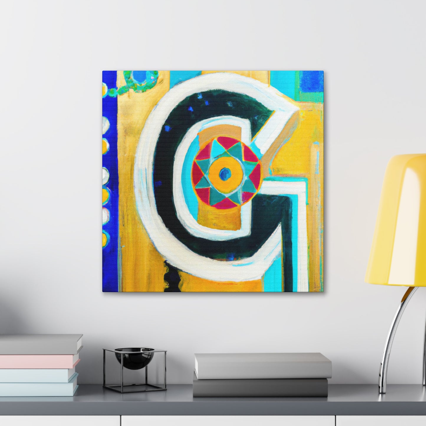 "Dazzling Deco Delight" - Canvas