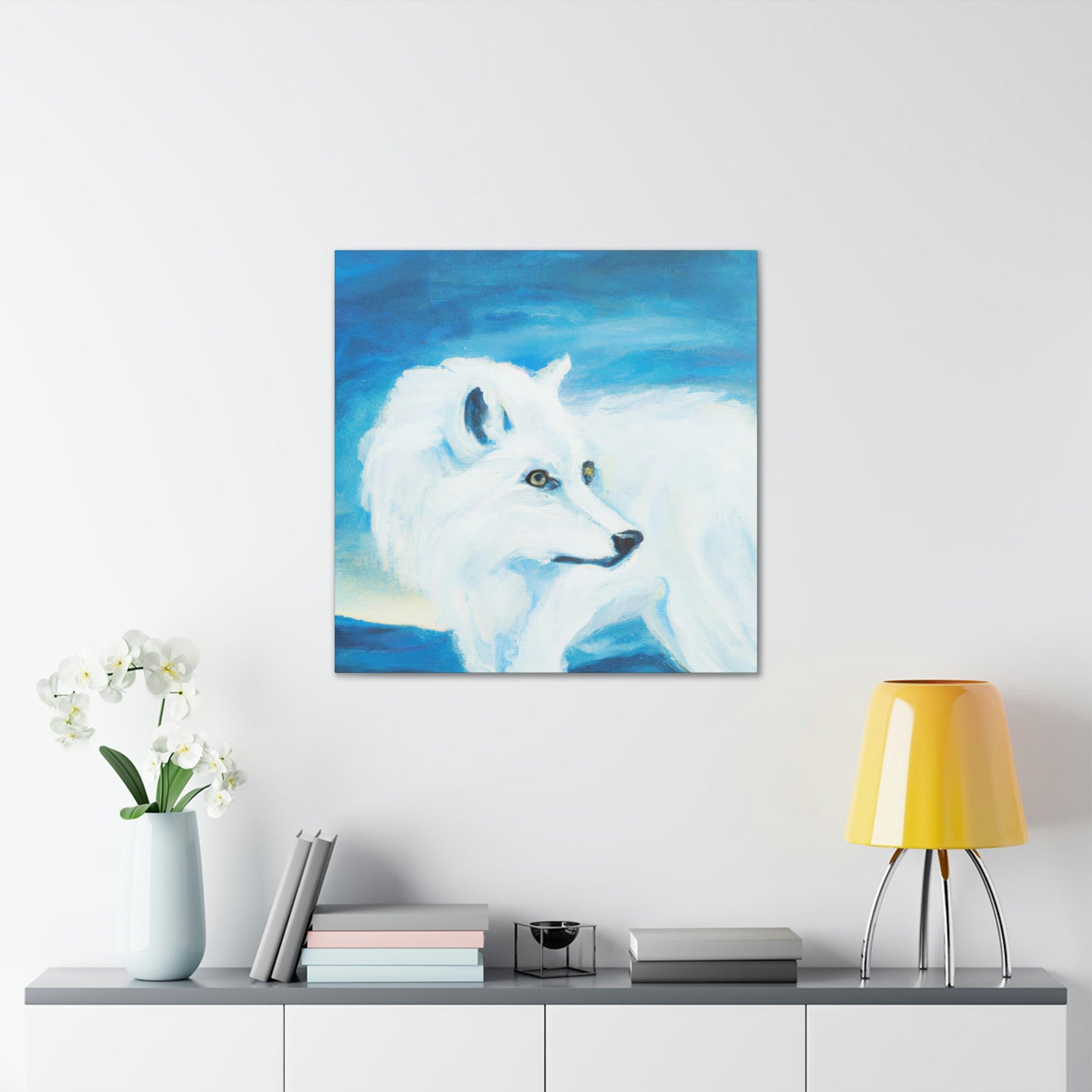 Arctic Wolf Creation - Canvas