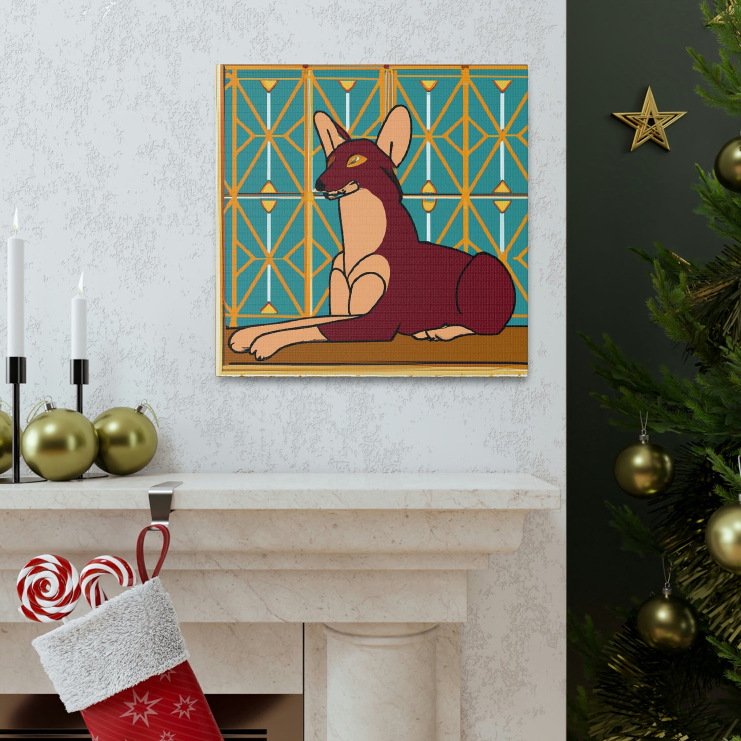 Dhole Deco Dance - Canvas