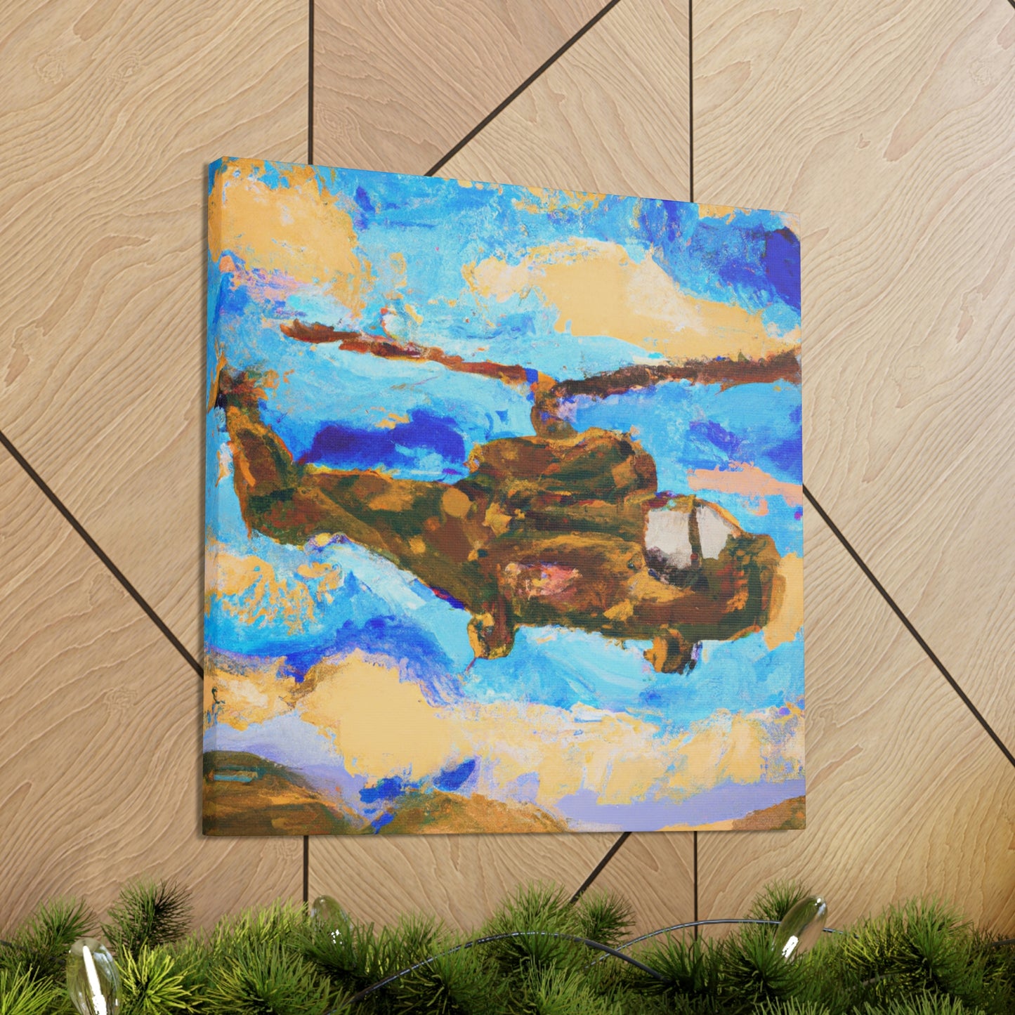 Helicopter Surreal Vision - Canvas