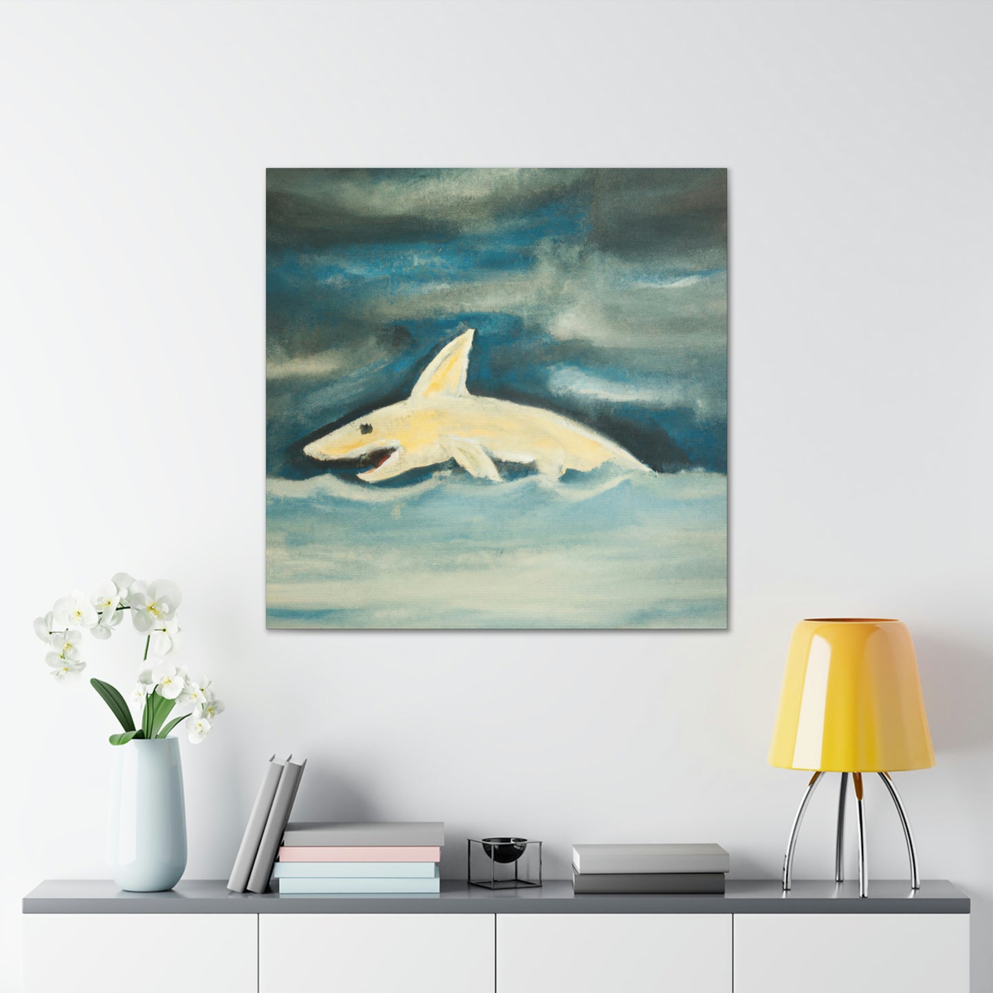 "Shark in the Sky" - Canvas