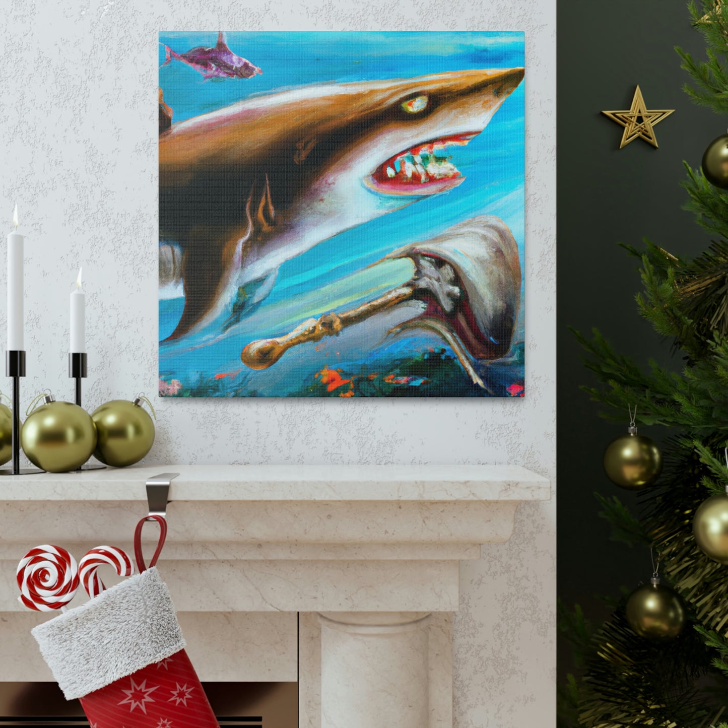 Shark Surrealism Dream - Canvas