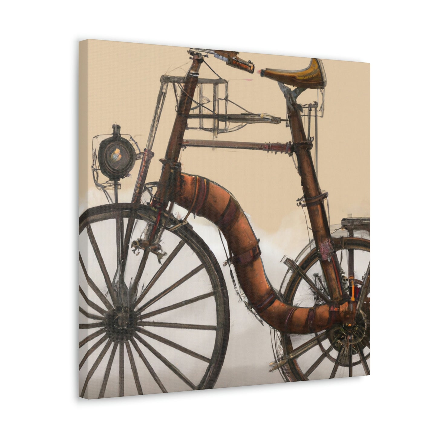 "The Clockwork Bicycle Ride" - Canvas