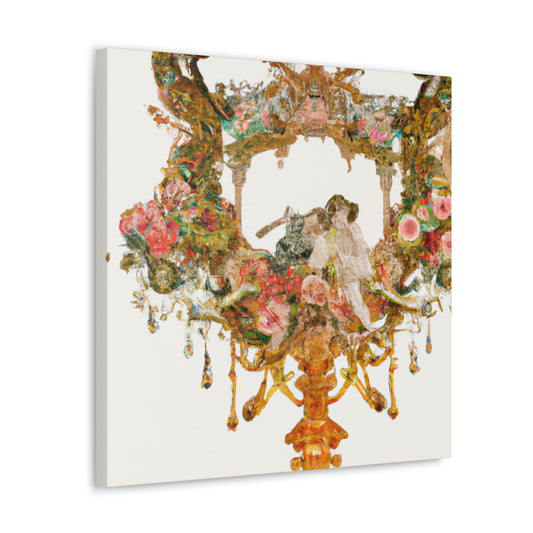 "Splendid Rococo Eden" - Canvas