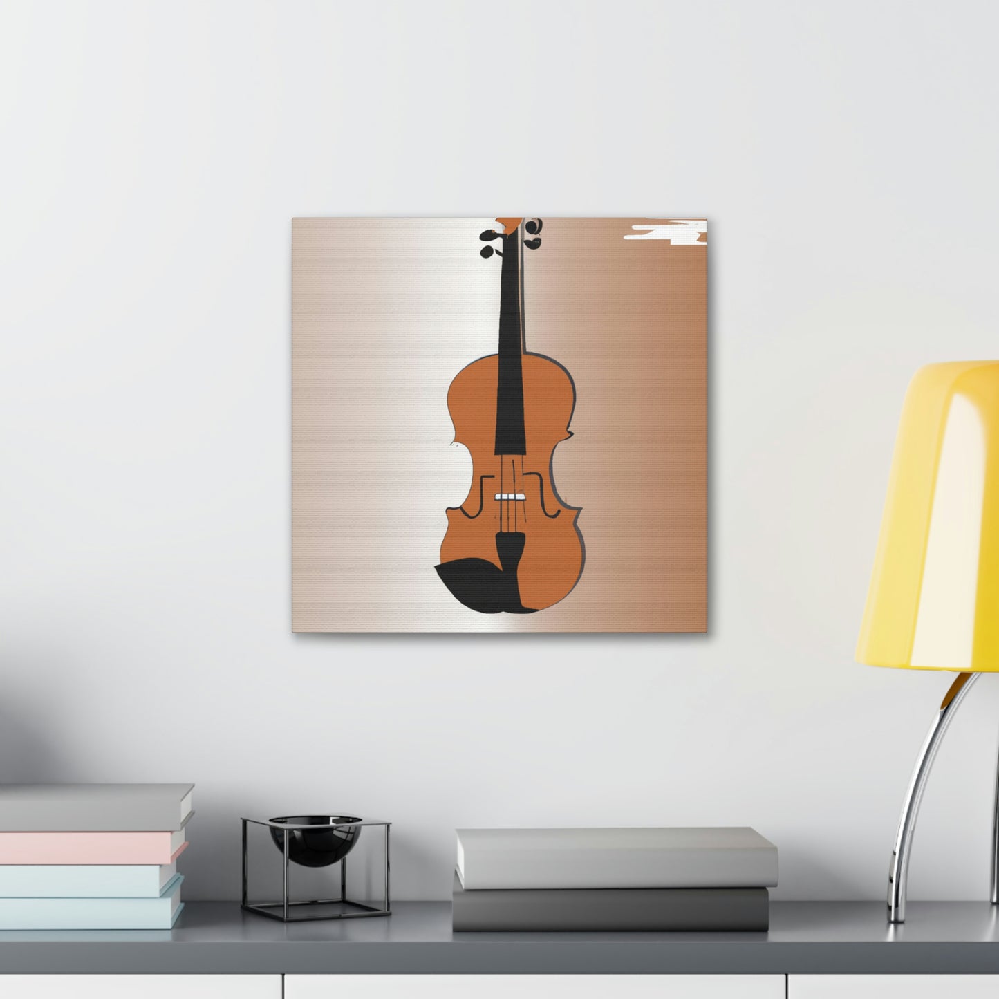 "Violin in Reflection" - Canvas