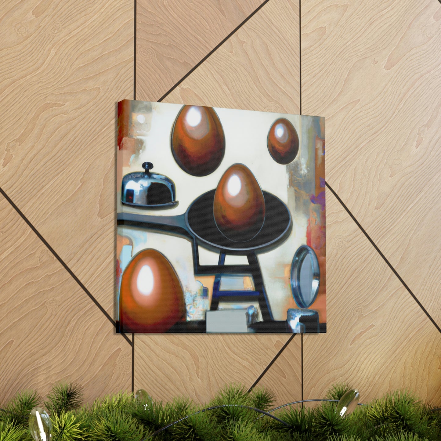 Eggs in Abstraction - Canvas