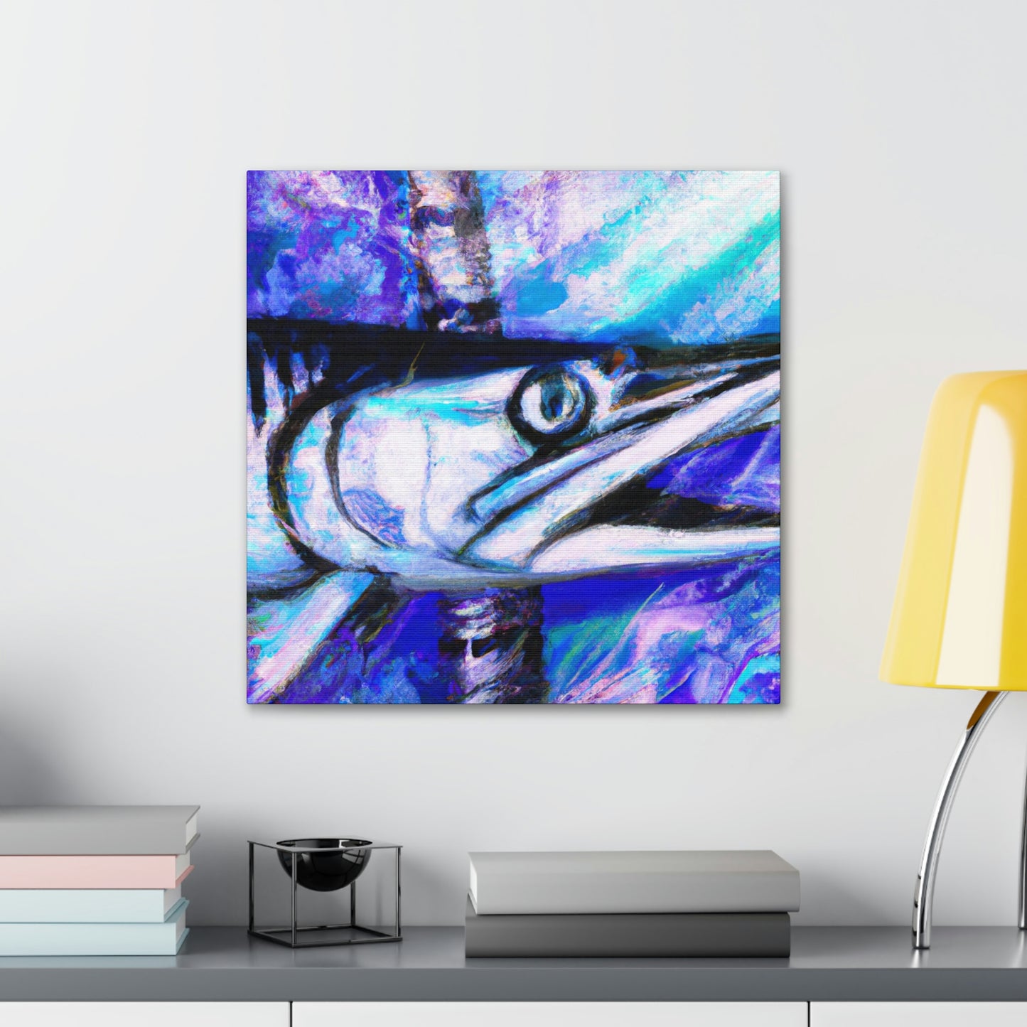 "Barracuda in Expressionism" - Canvas