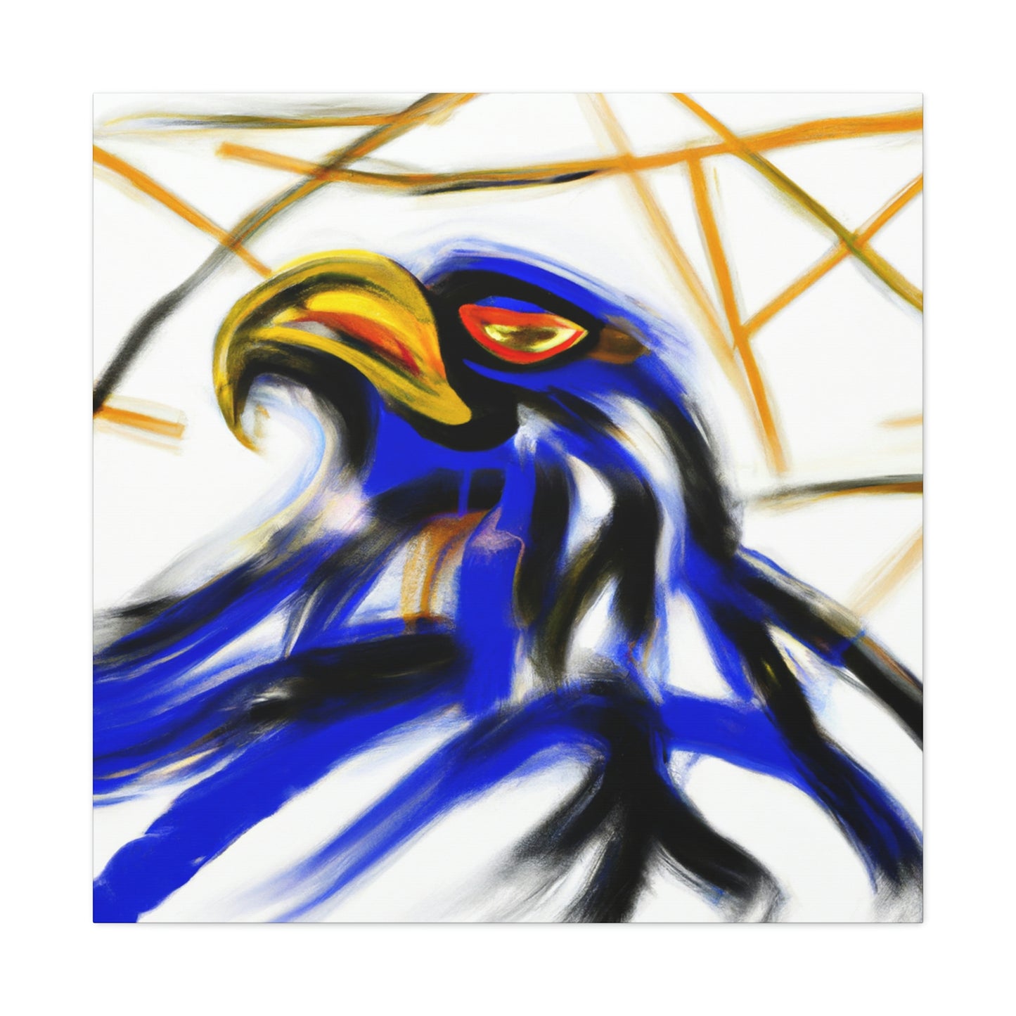 Eagle in Expressionism - Canvas