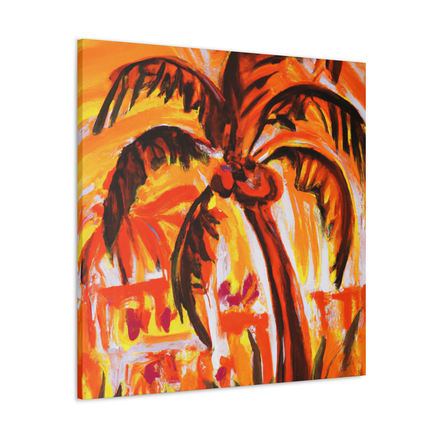 Palm in Expressionism - Canvas