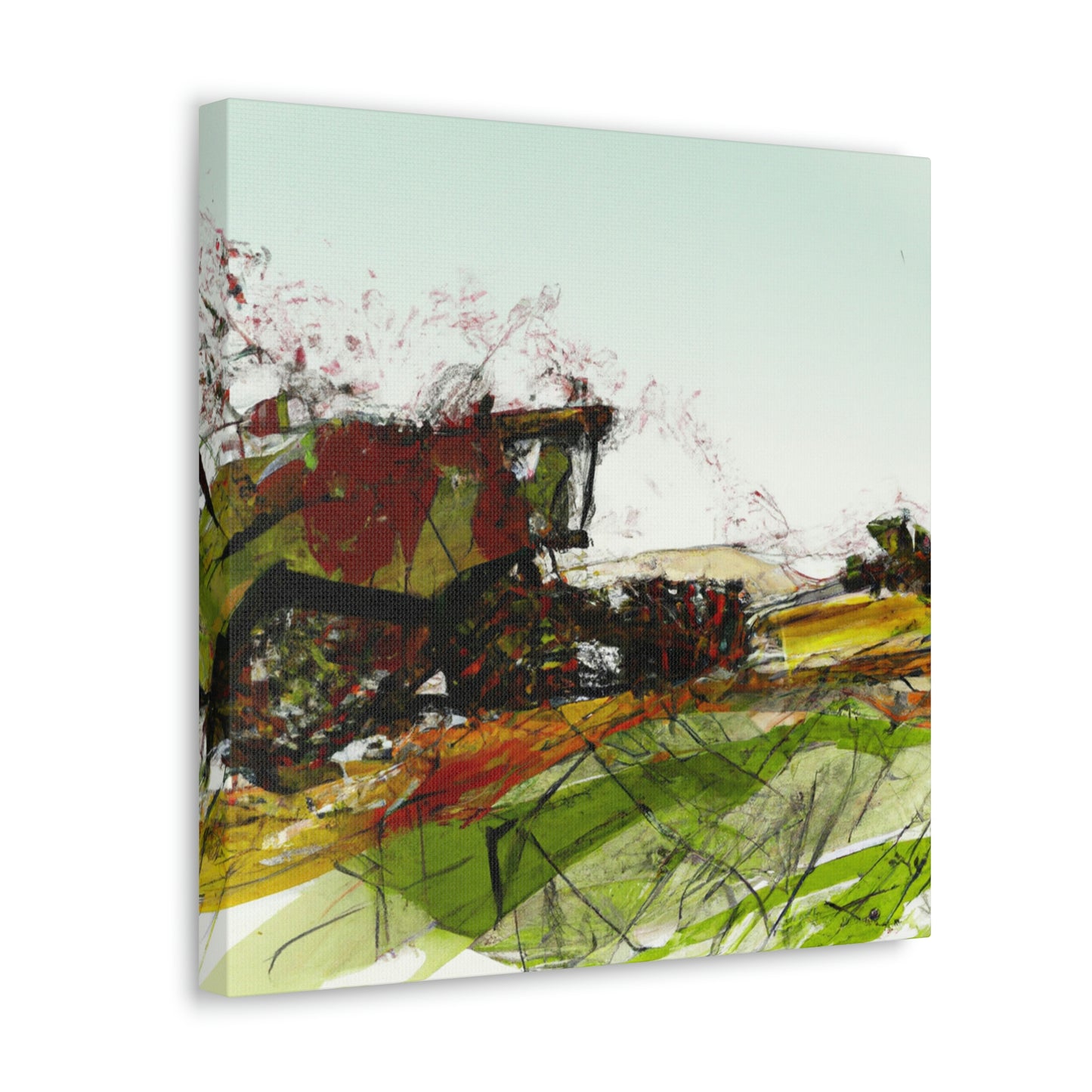 Harvesters in Harvest Time - Canvas