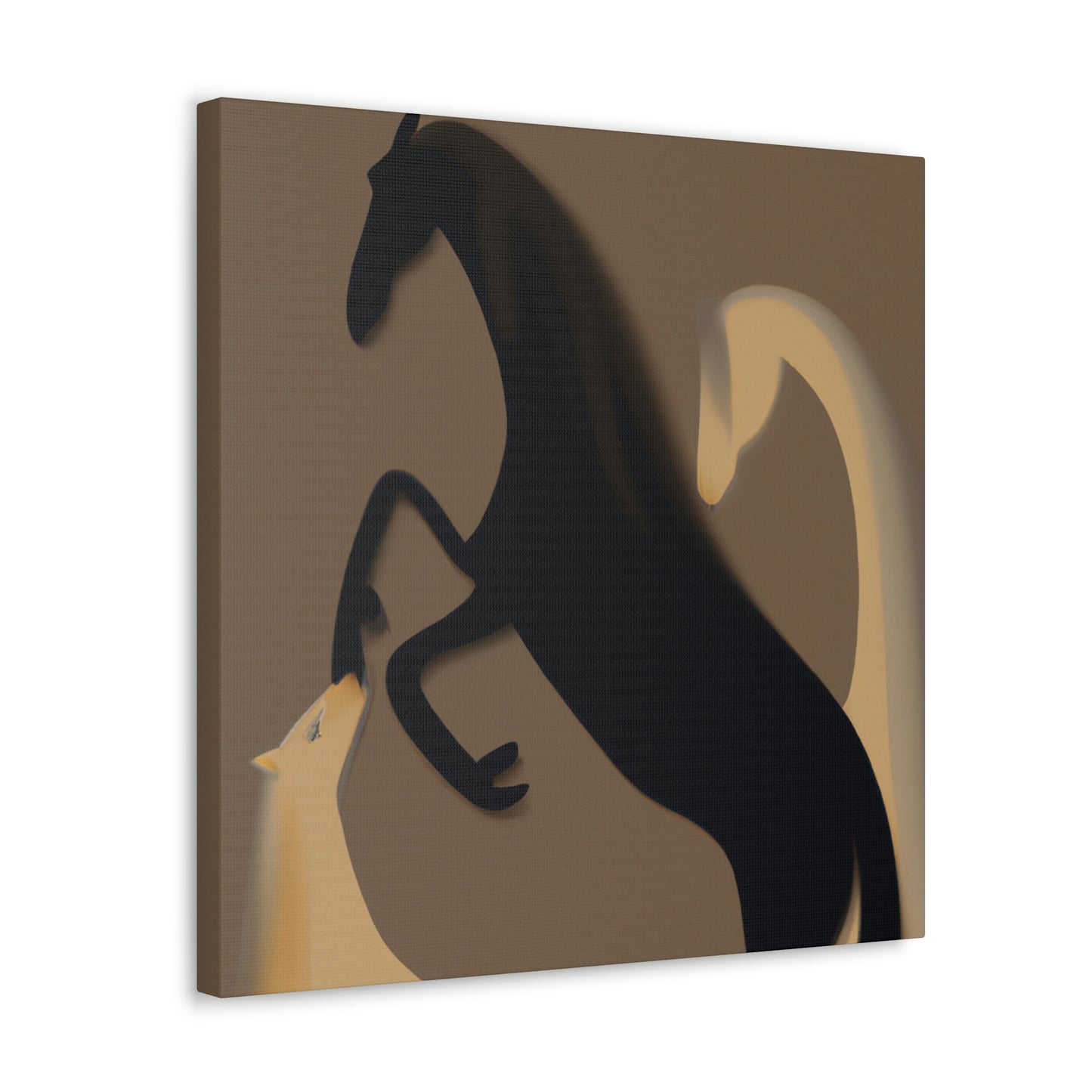 "Race of Galloping Horses" - Canvas