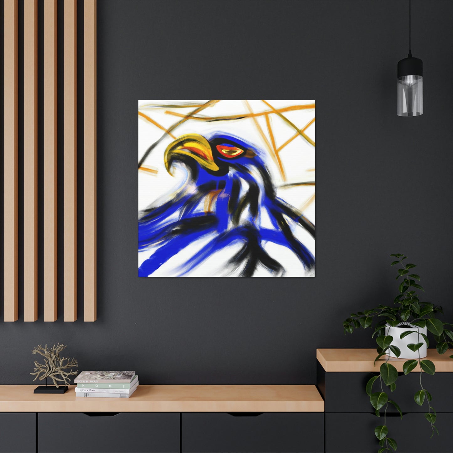 Eagle in Expressionism - Canvas