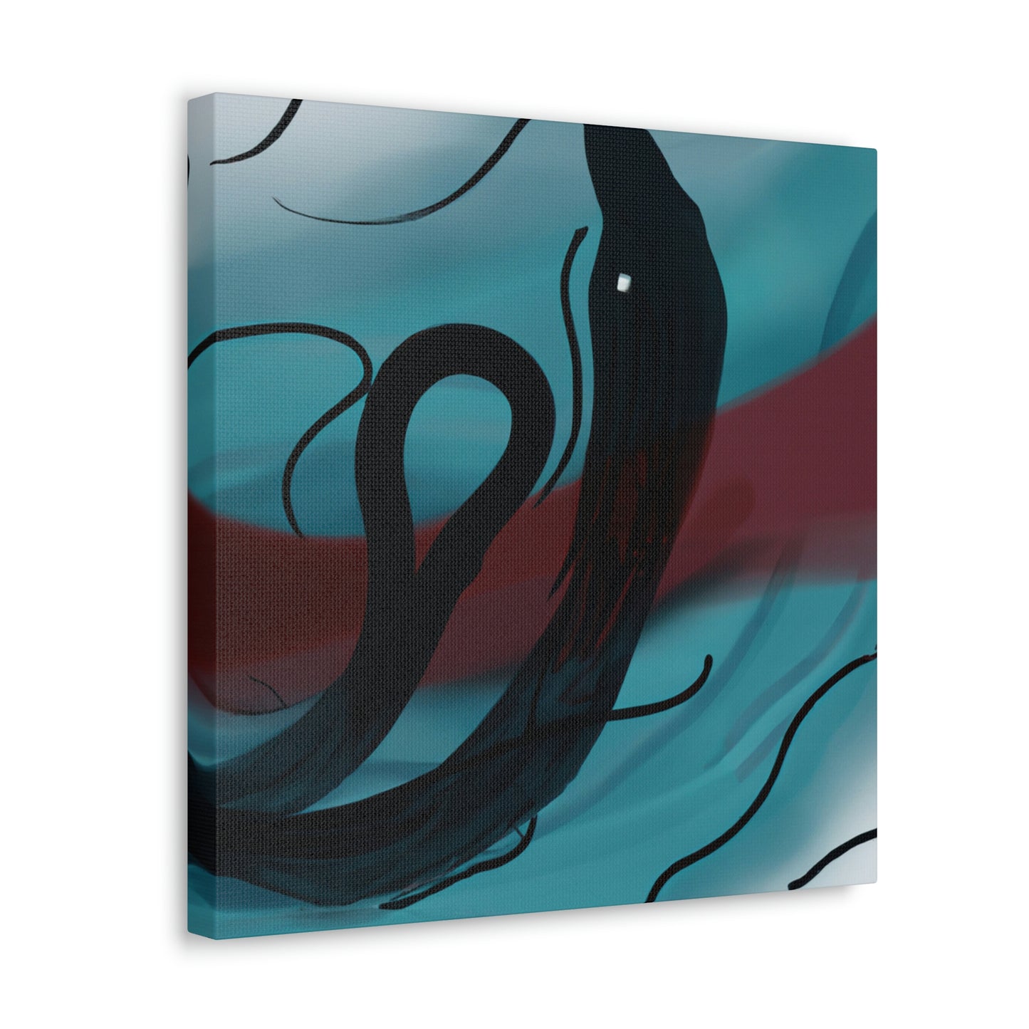 "Eels in Abstract Form" - Canvas