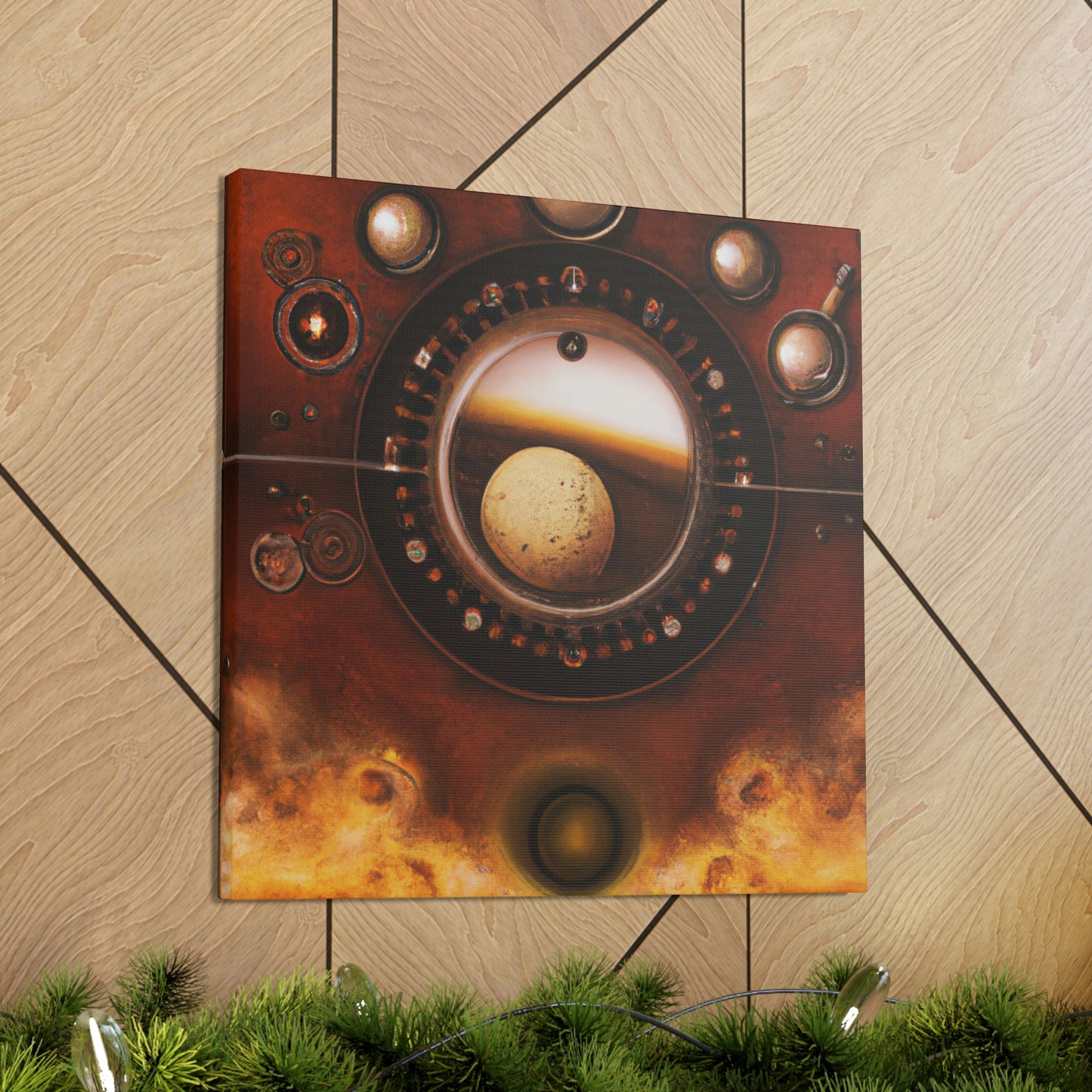 Mars of Clockwork Clock - Canvas