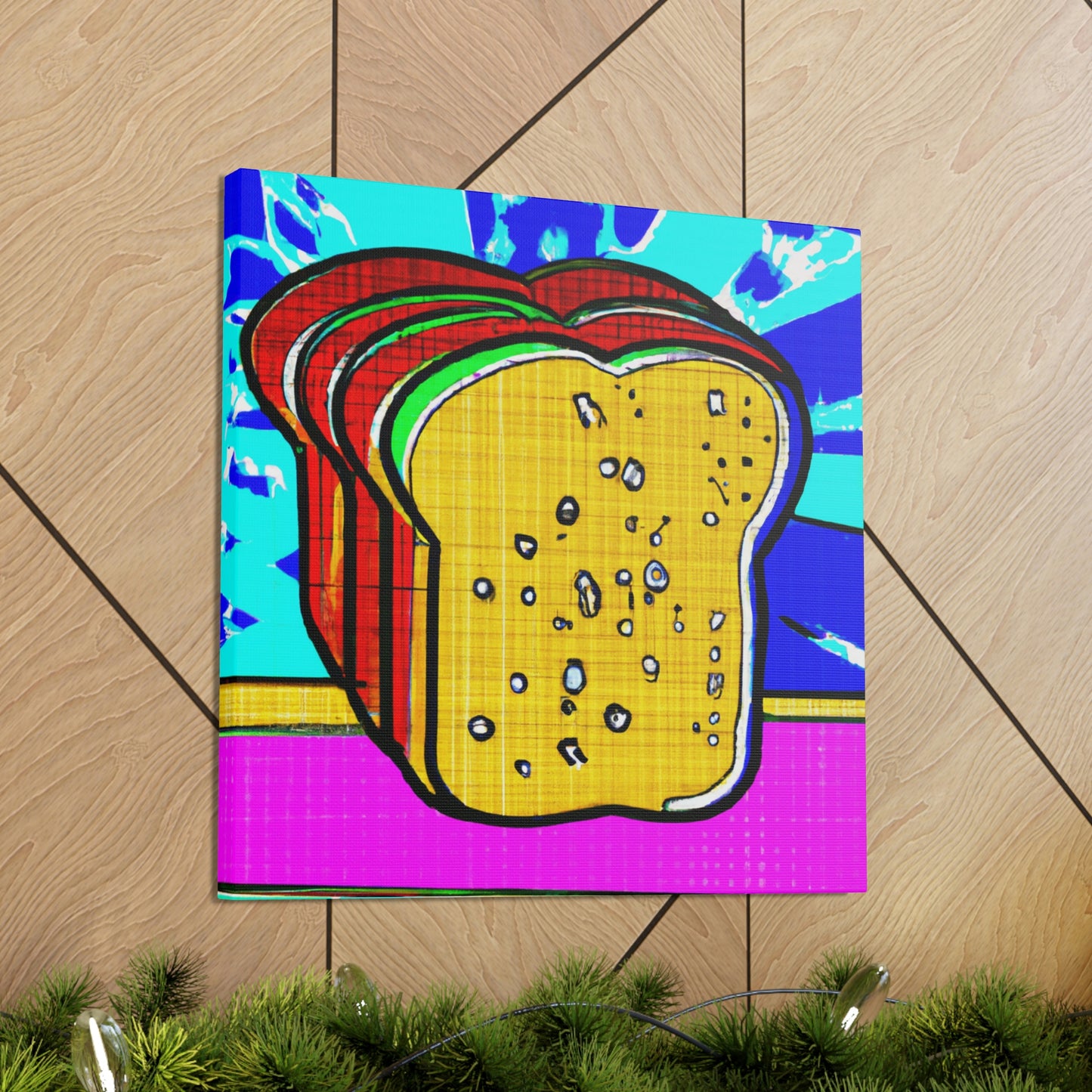 Bread in Pop Art - Canvas