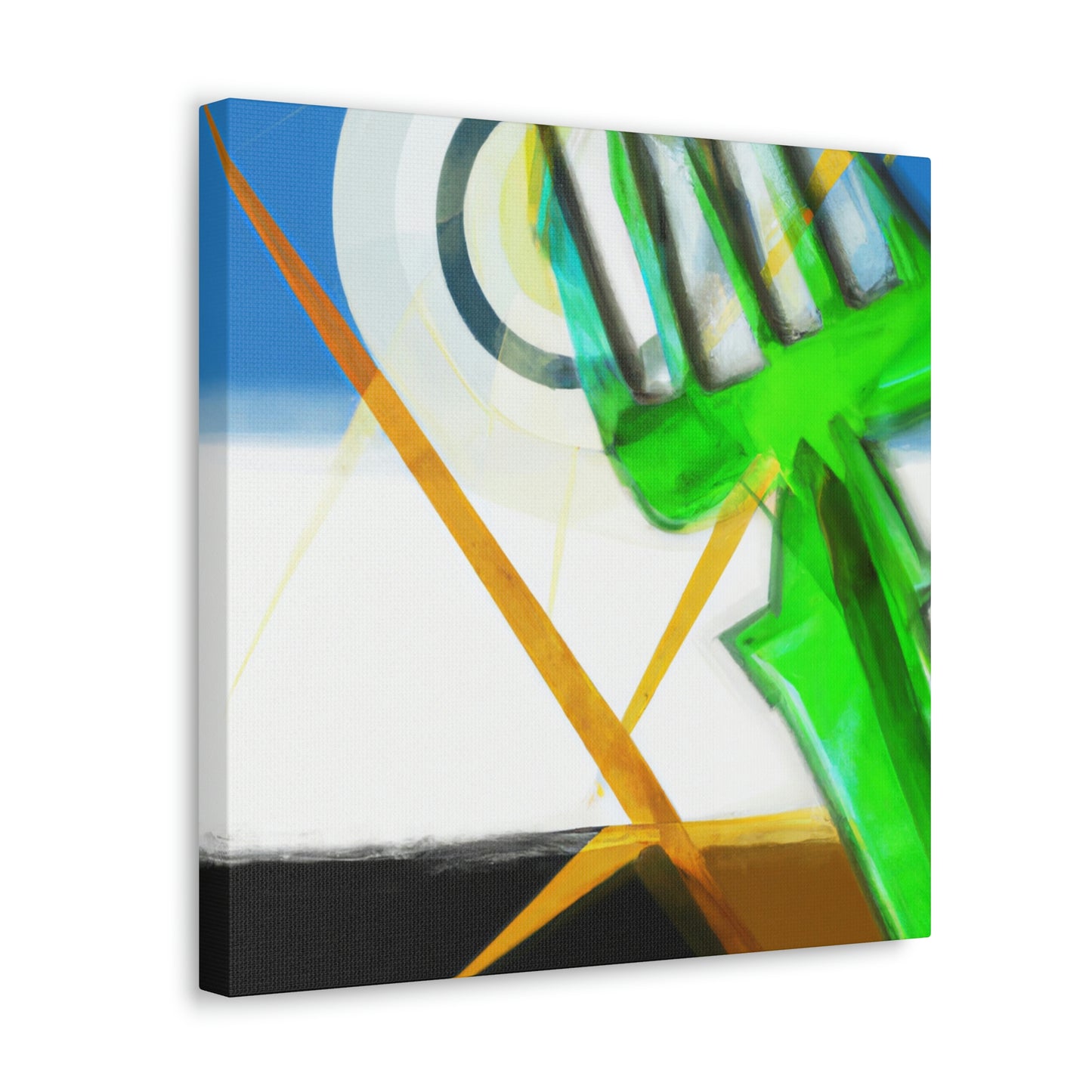 "Pitchfork in Art Deco" - Canvas