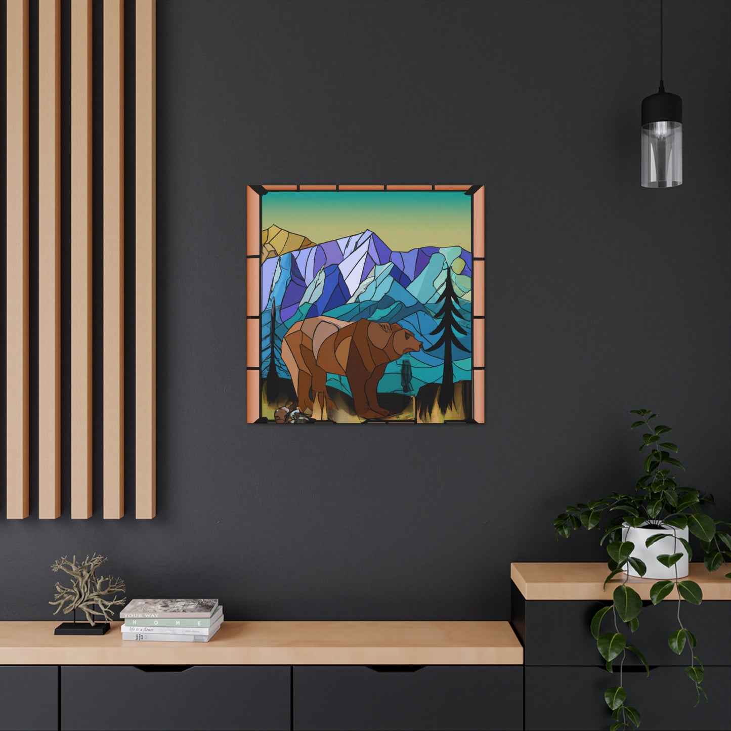 Bear of Gleaming Gold - Canvas