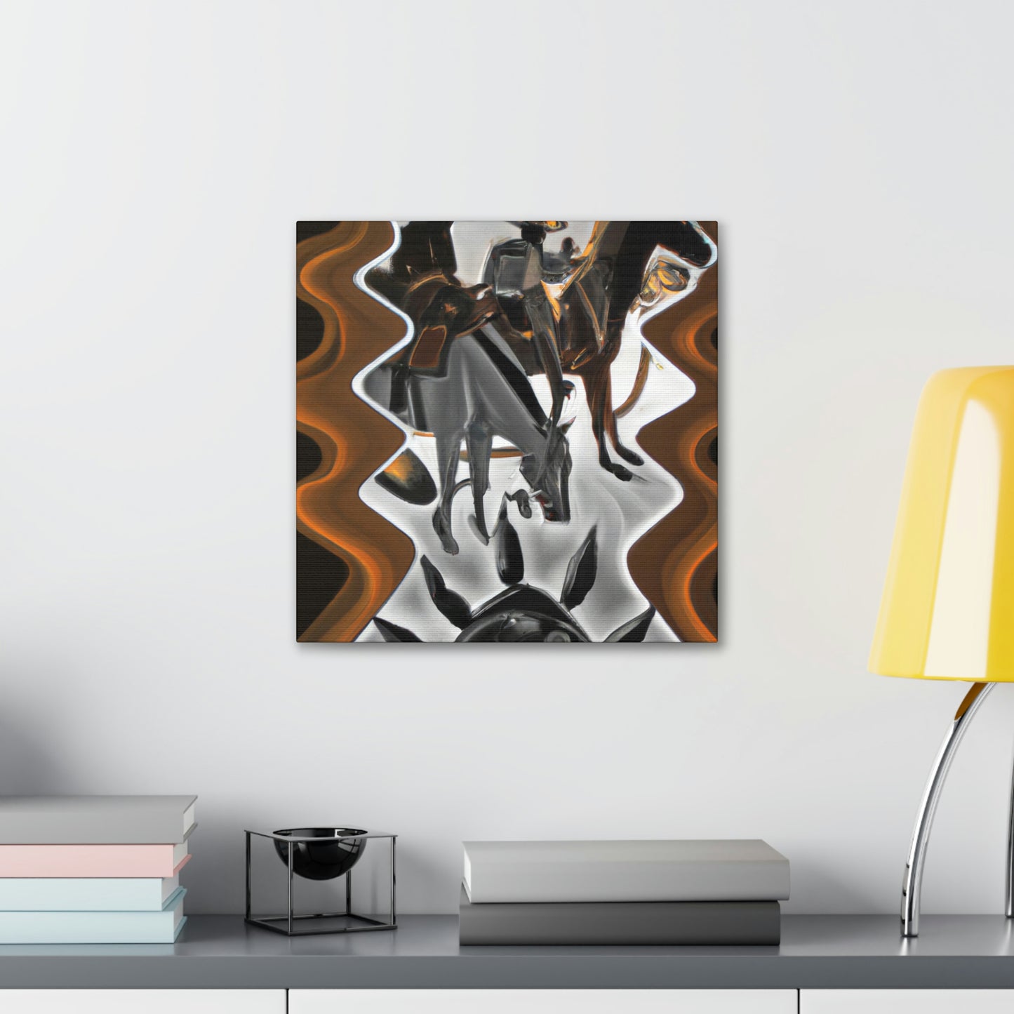 "Rodeo in the Roaring Twenties" - Canvas