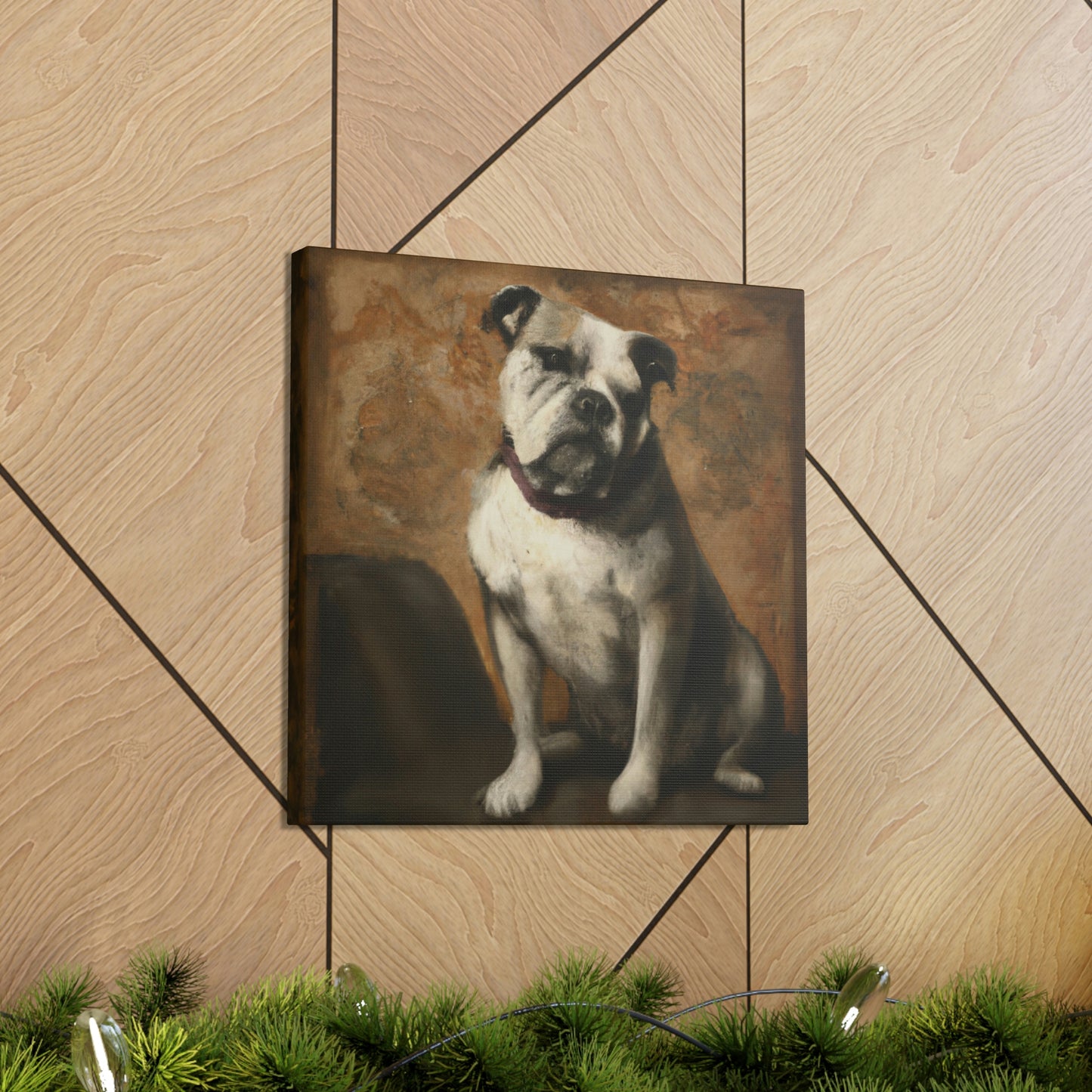 "Bulldog of Baroque" - Canvas