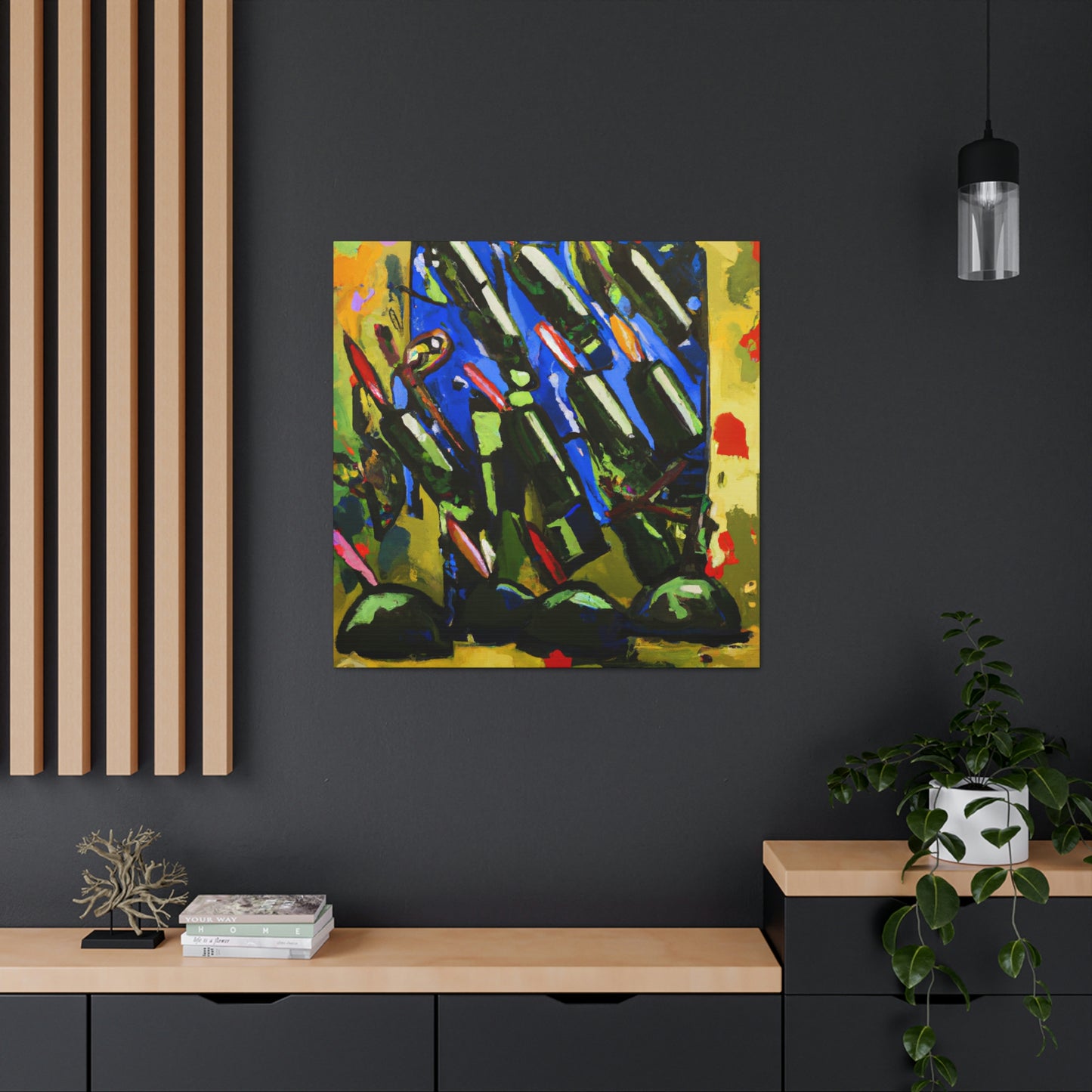 Ammo in Abstract Art - Canvas