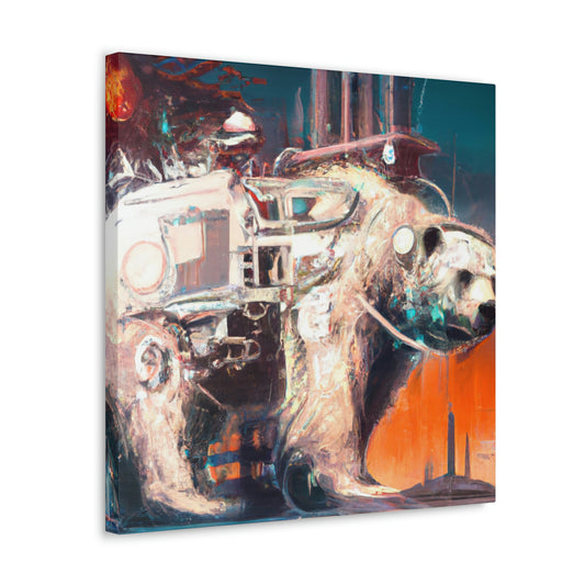 Polar Bear Mechanical Maker - Canvas