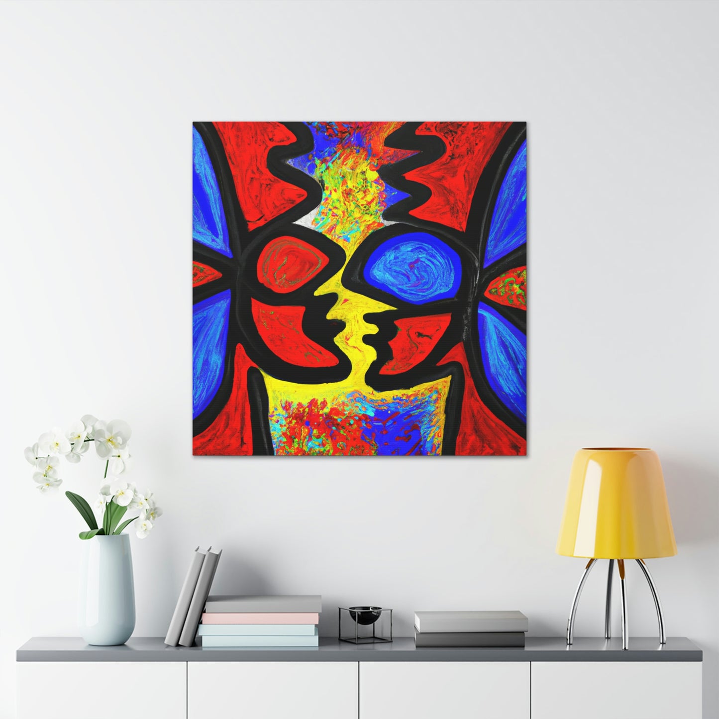 Love Winged Embraces - Canvas