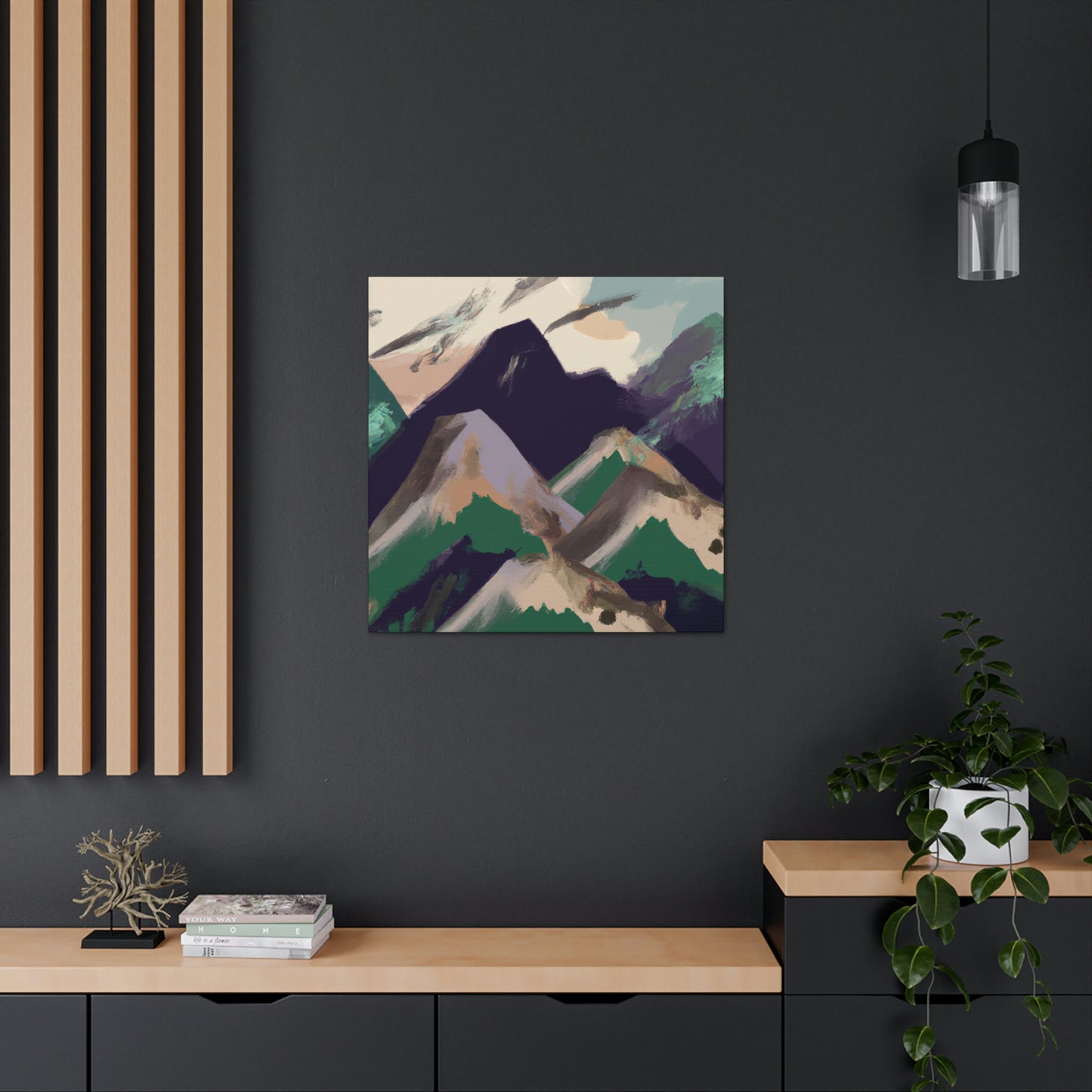 Mountain Memory Landscape - Canvas