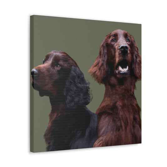 "A Simple Irish Setter" - Canvas