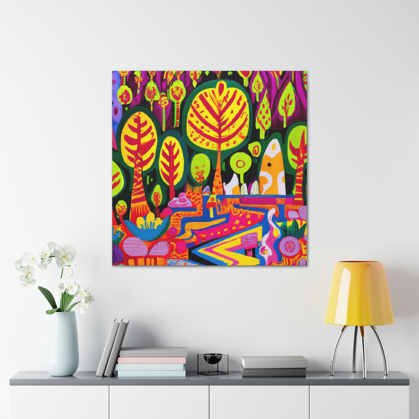 "Forest of Mystery Expression" - Canvas