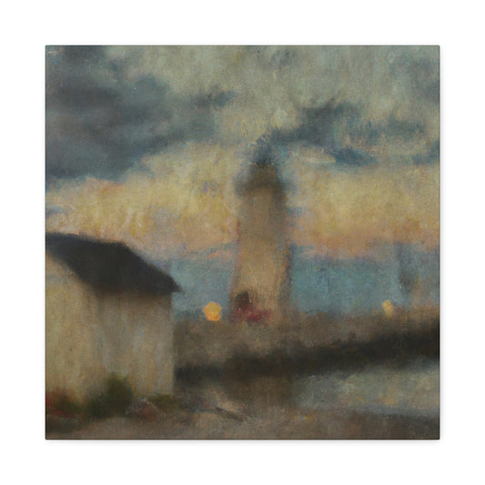 "Lighthouse on the Coast" - Canvas