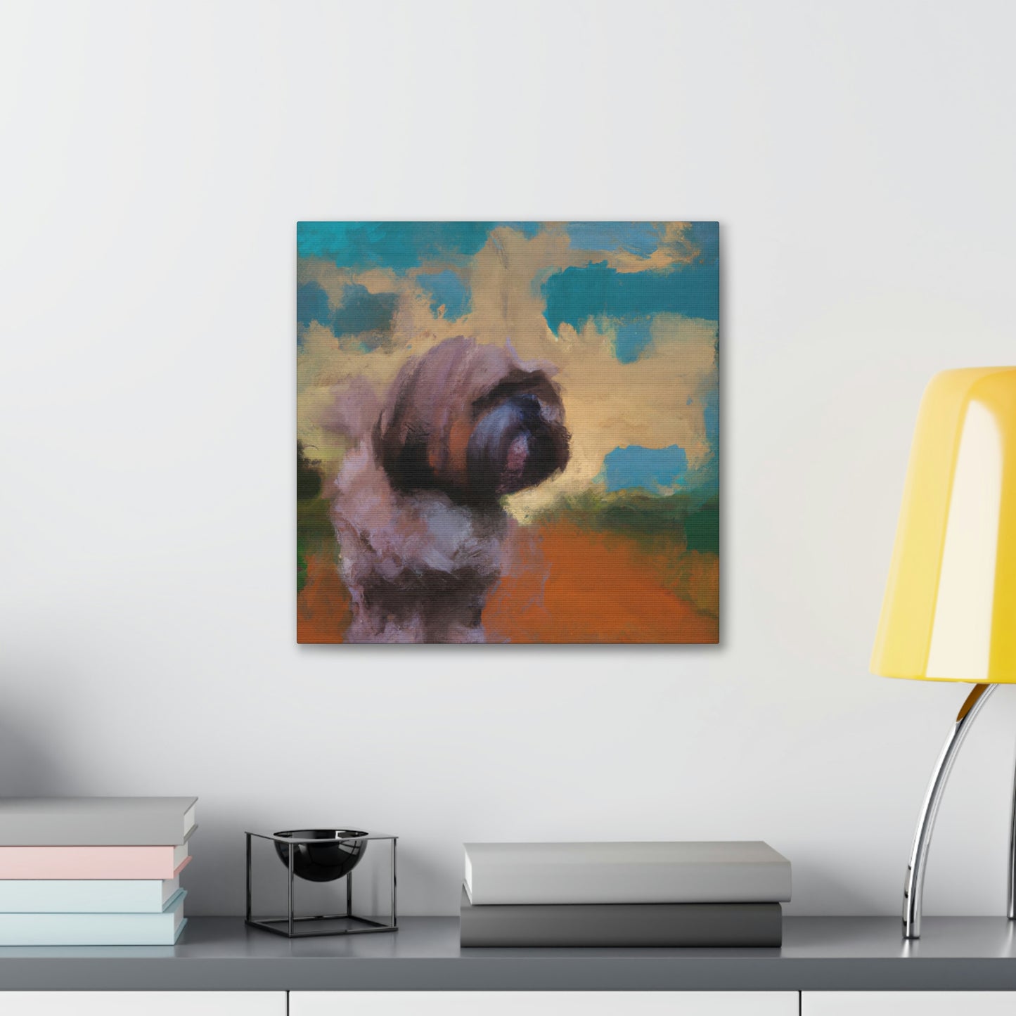 Fur and Whimsy Shih - Canvas