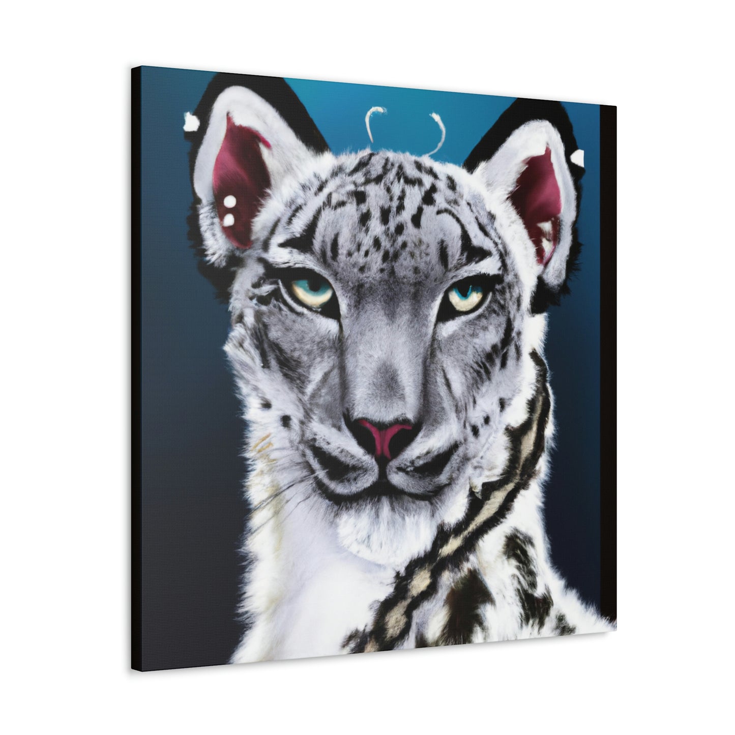 "Frozen Leopard Luxury" - Canvas