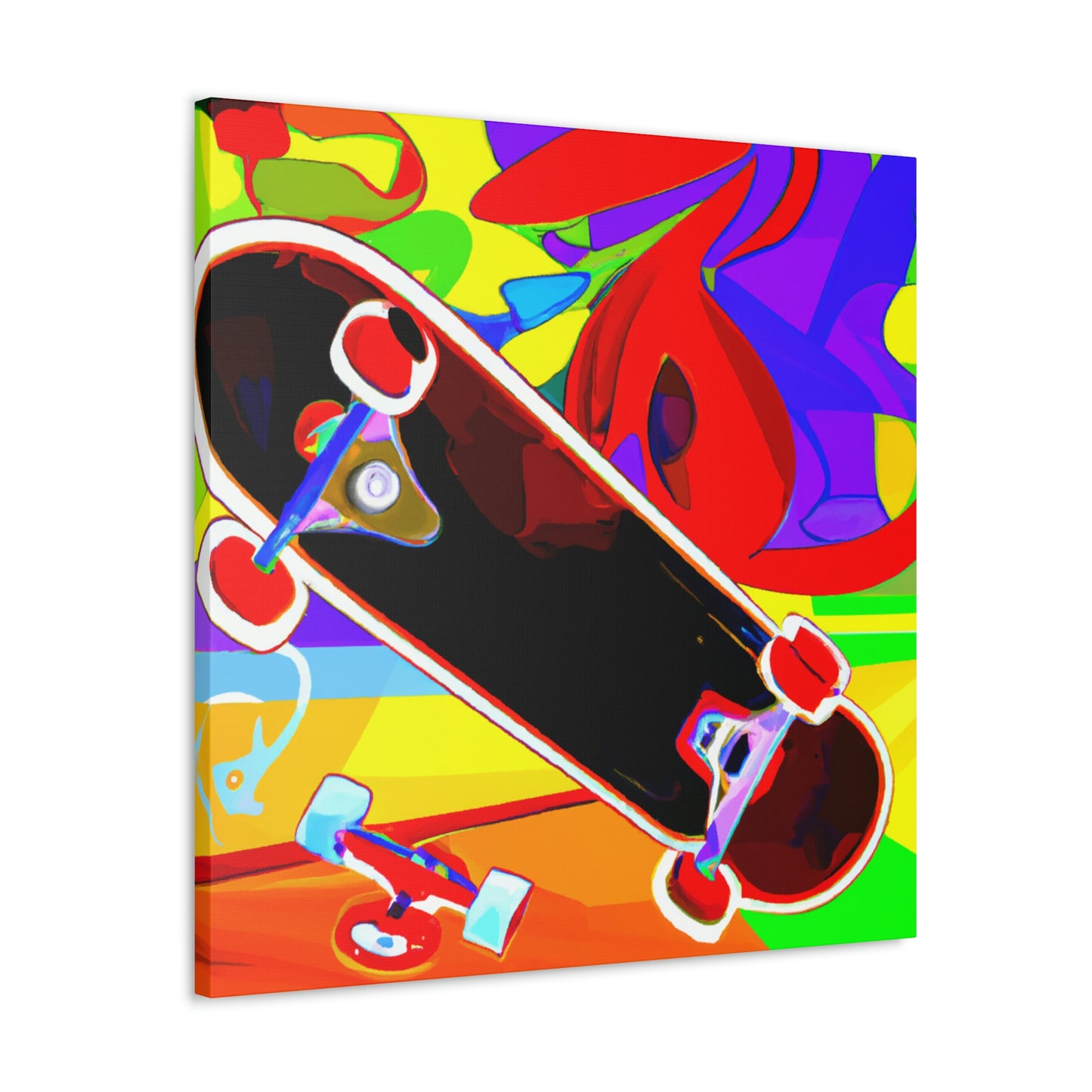 Skateboarding Expressionism - Canvas