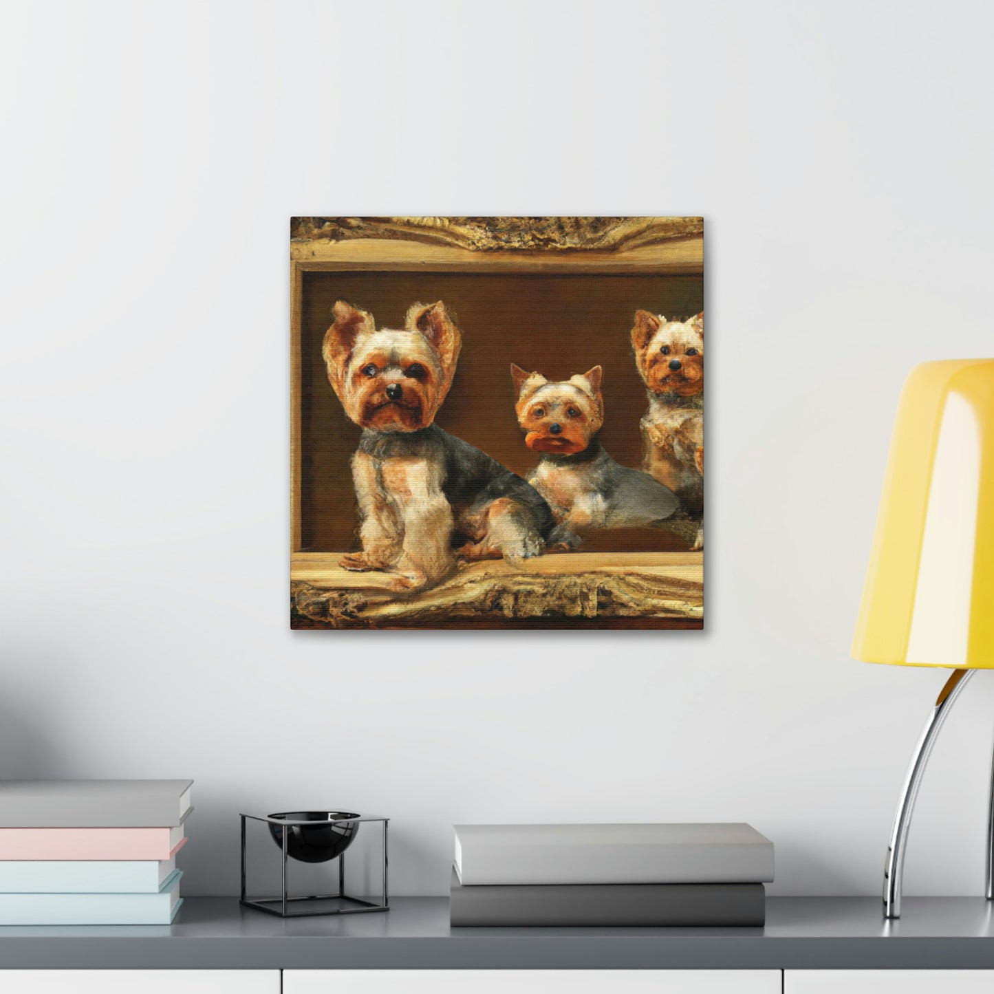 Yorkshire Terrier Symmetry - Canvas