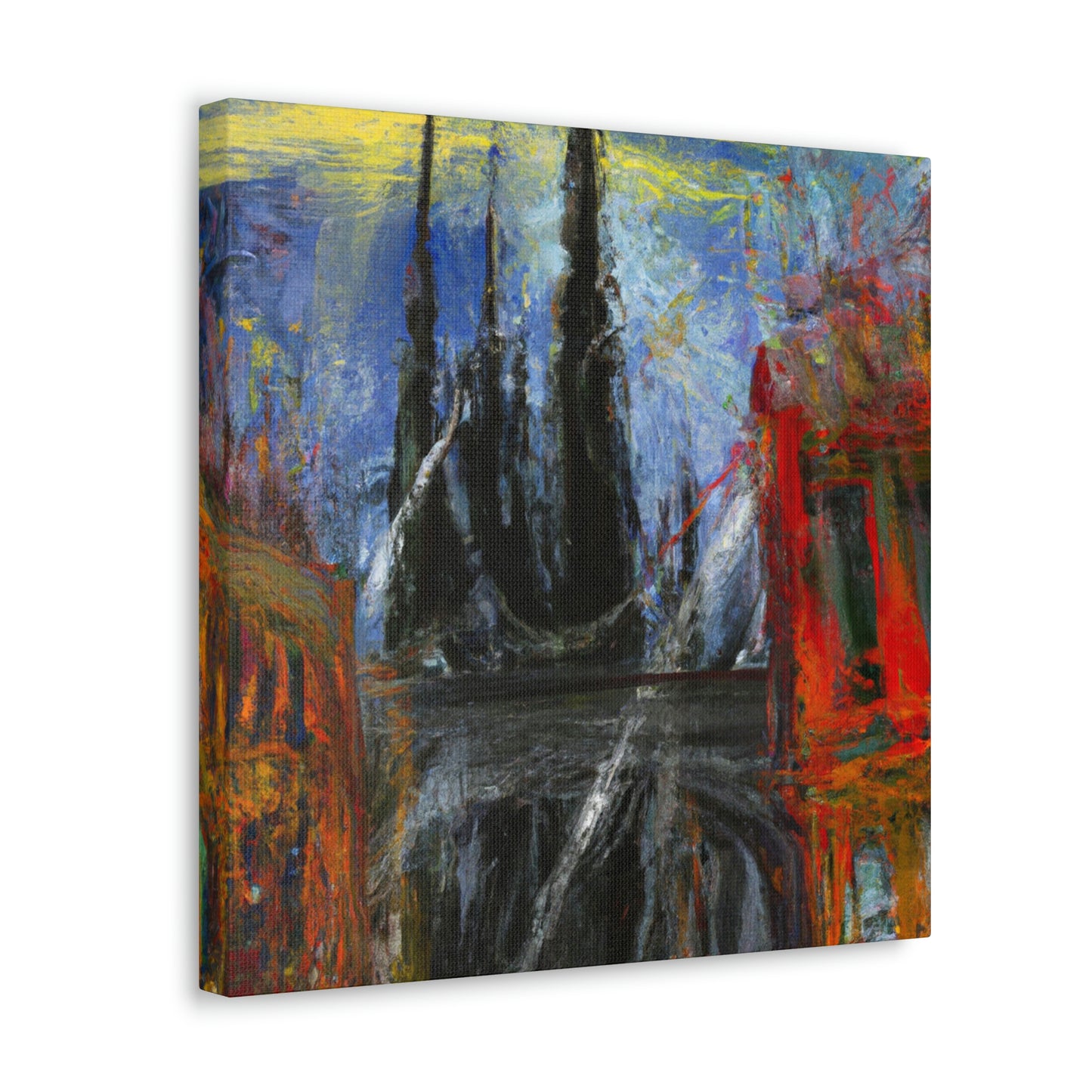 "Gothic Mystery Expressionism" - Canvas