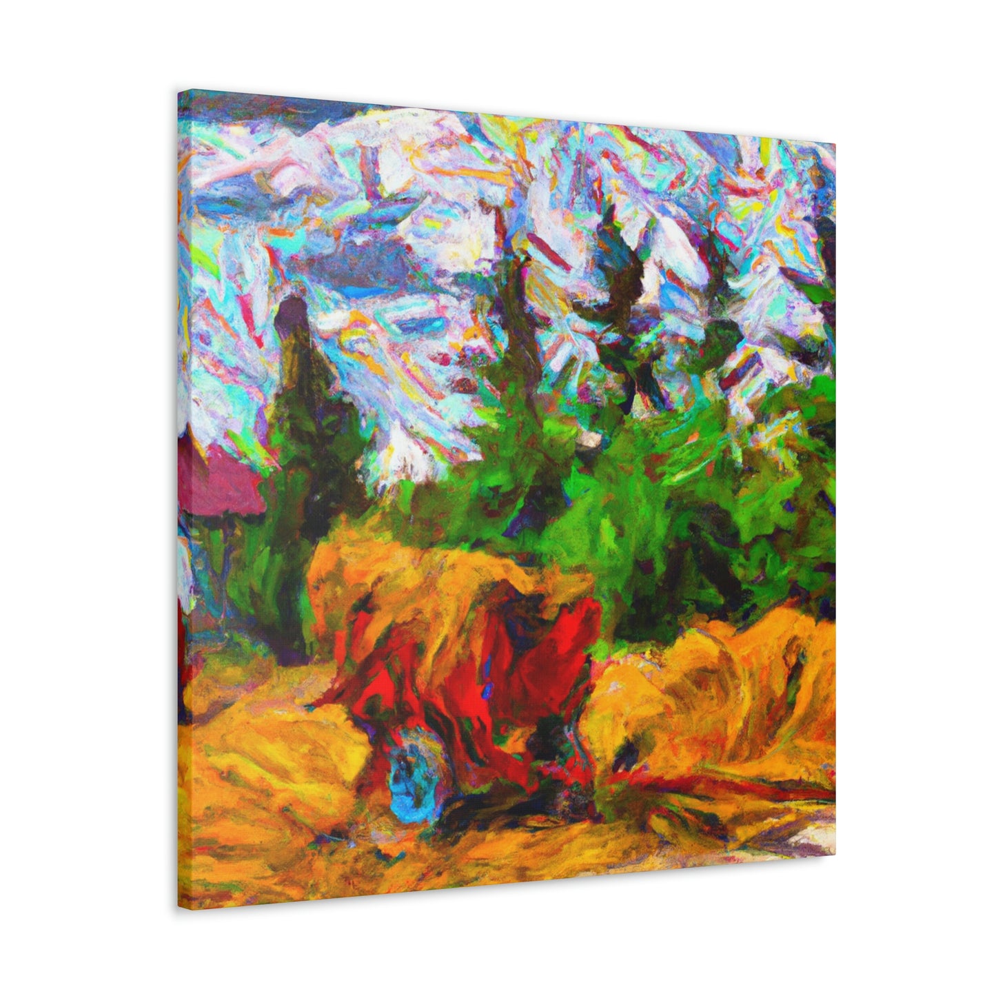 "Hay Wagon Odyssey" - Canvas